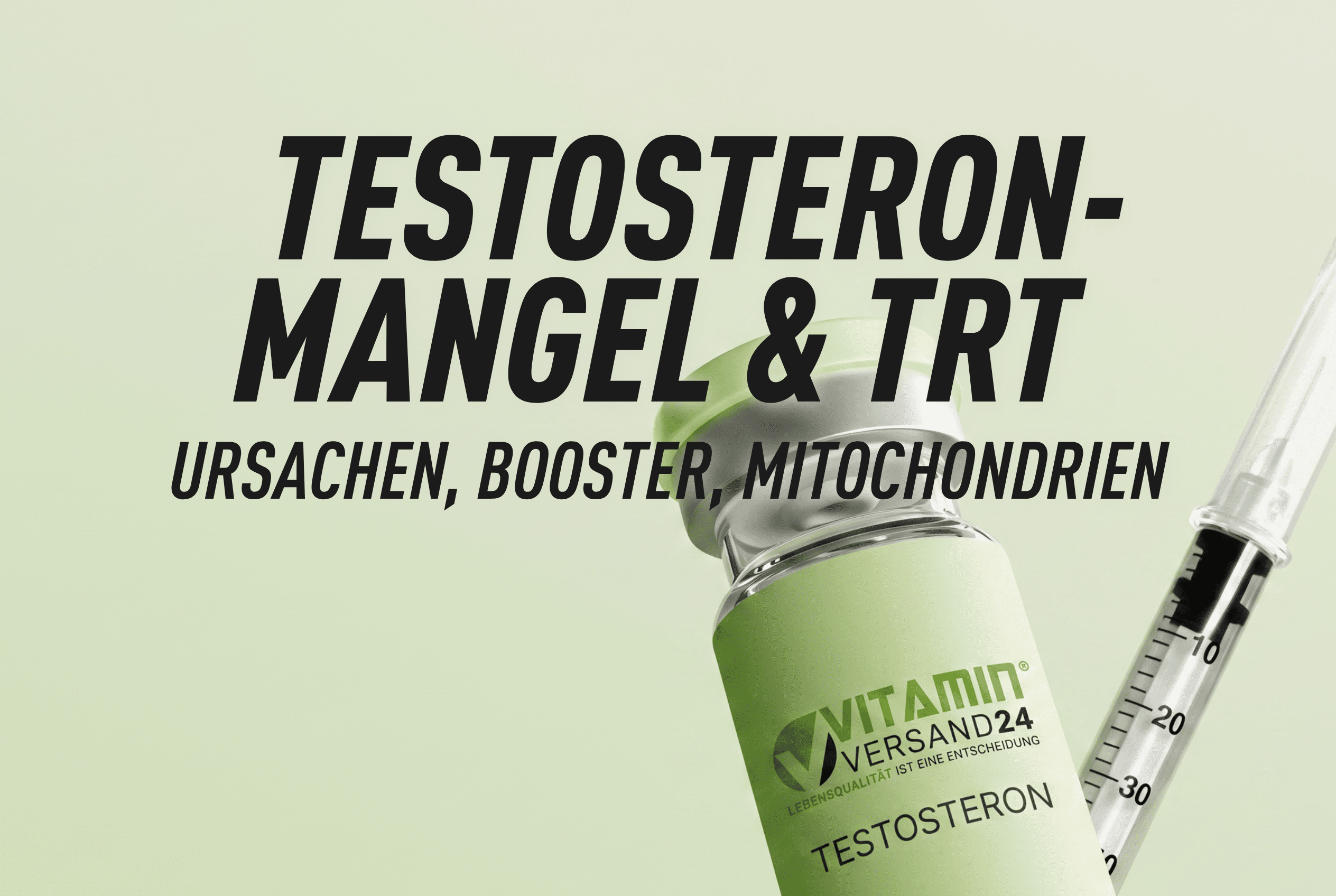Testosteronmangel & TRT: Ursachen, Booster, Mitochondrien
