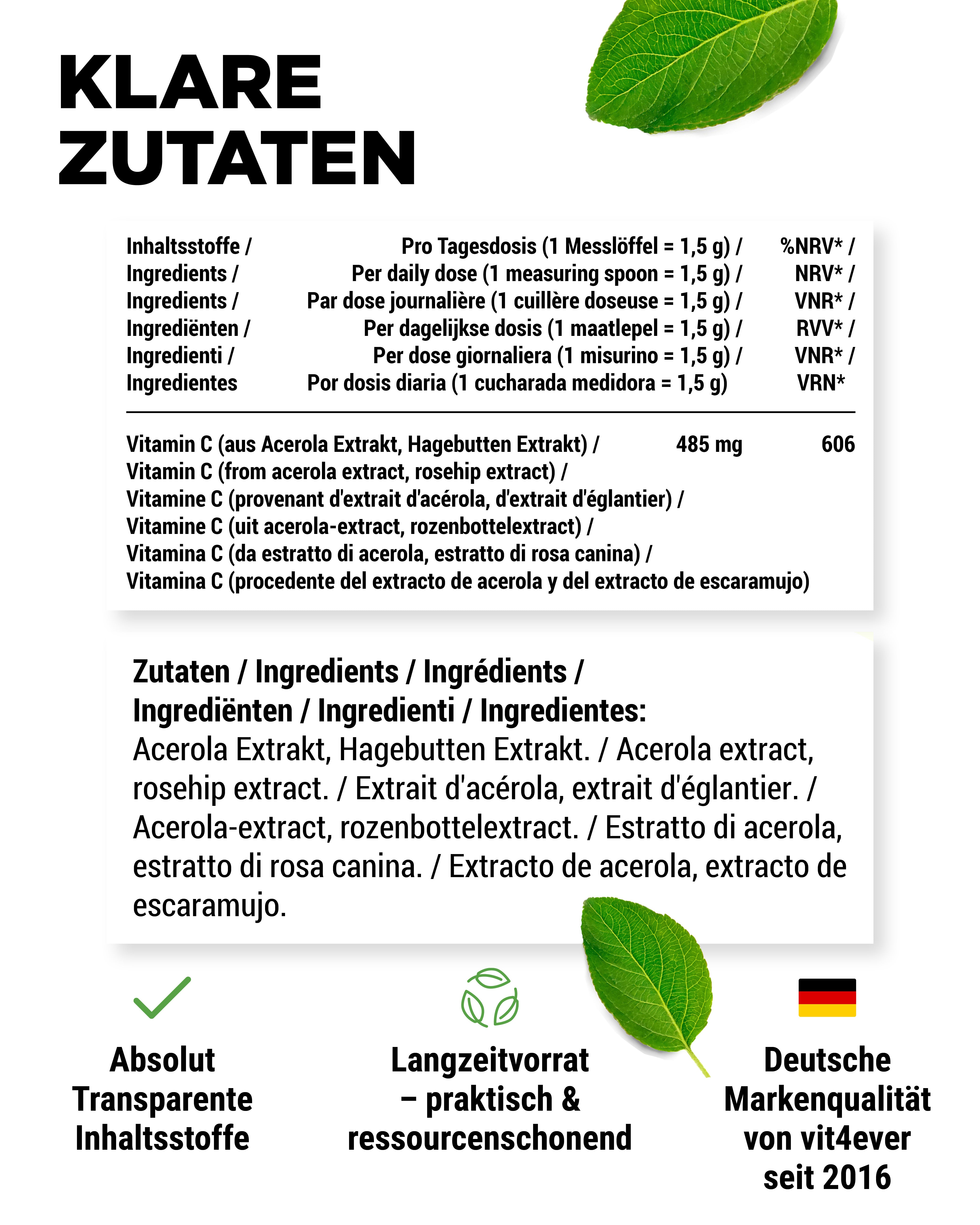 Polvere di Acerola - Vitamina C Naturale