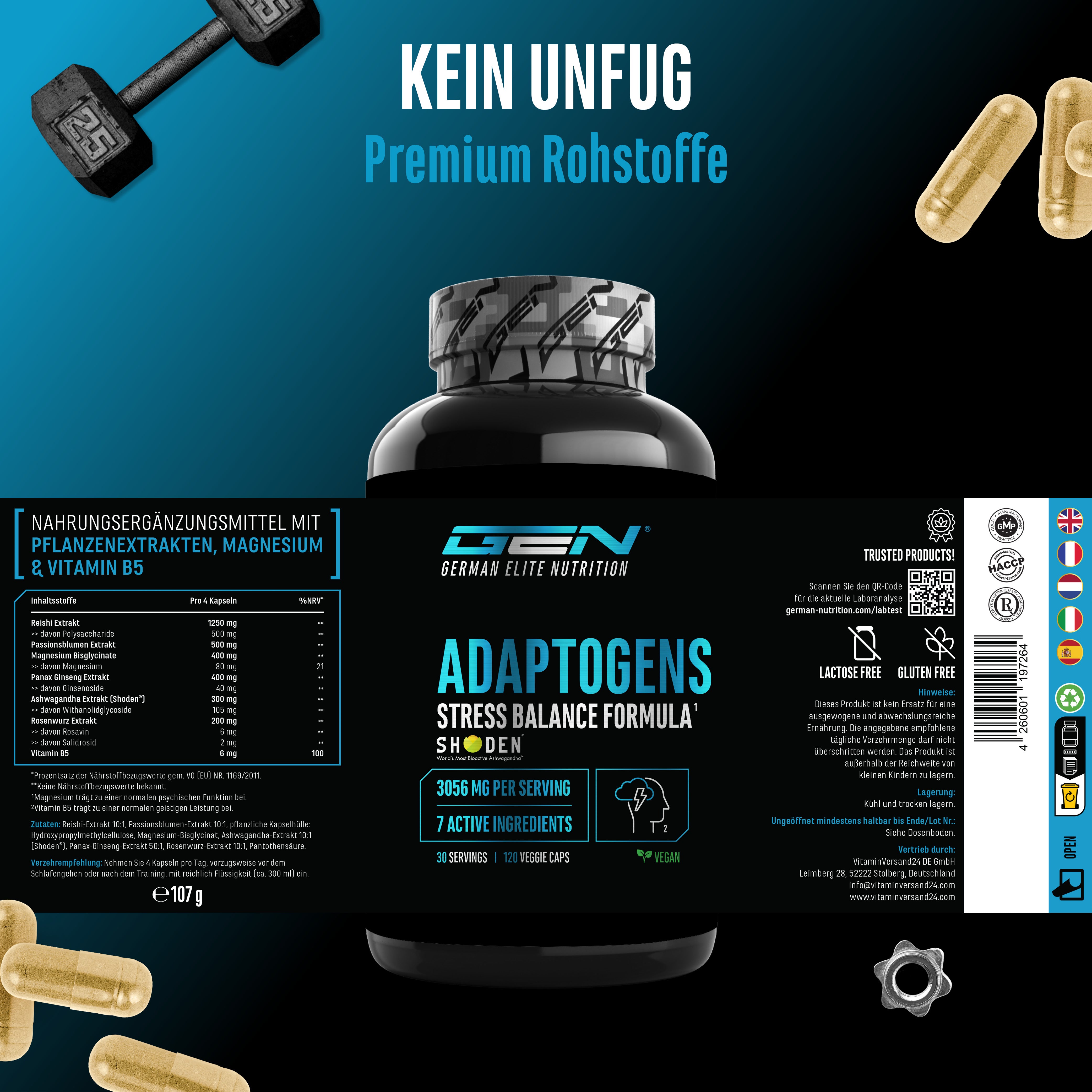 Adattogeni - Antistress e controllo del cortisolo