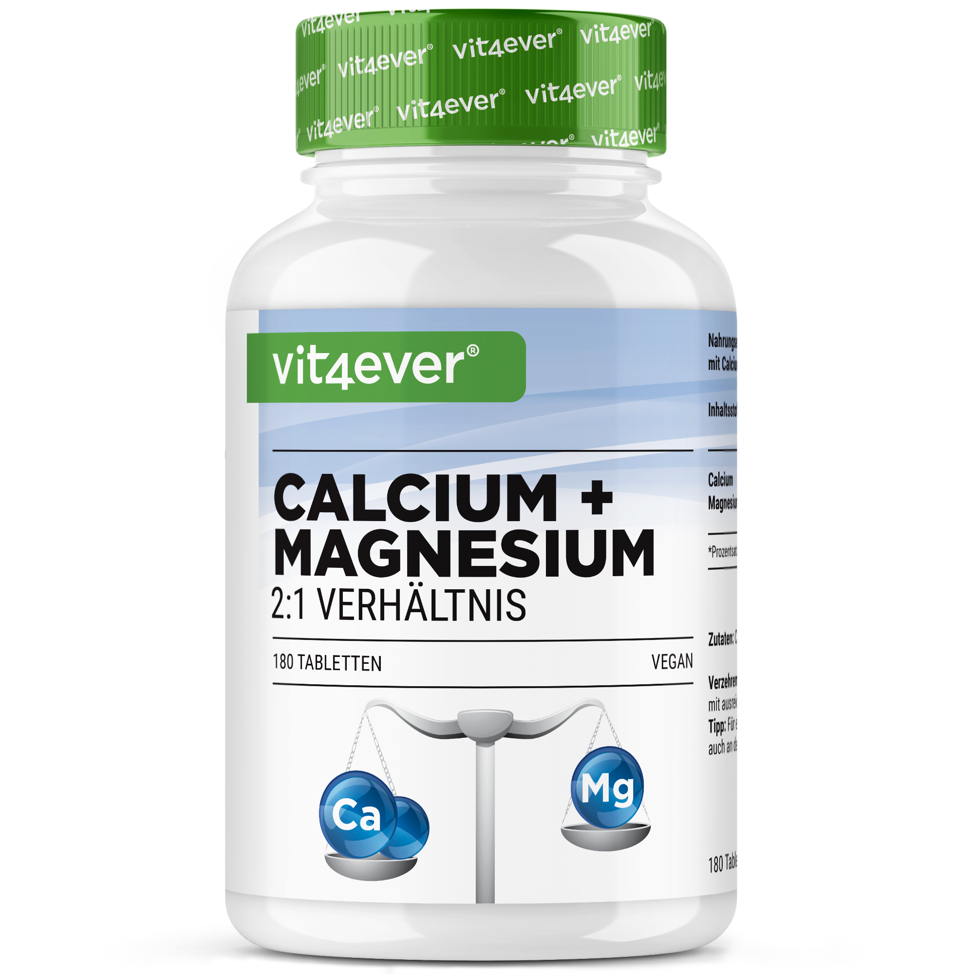 Calcium + Magnesium - 2:1 Verhältnis