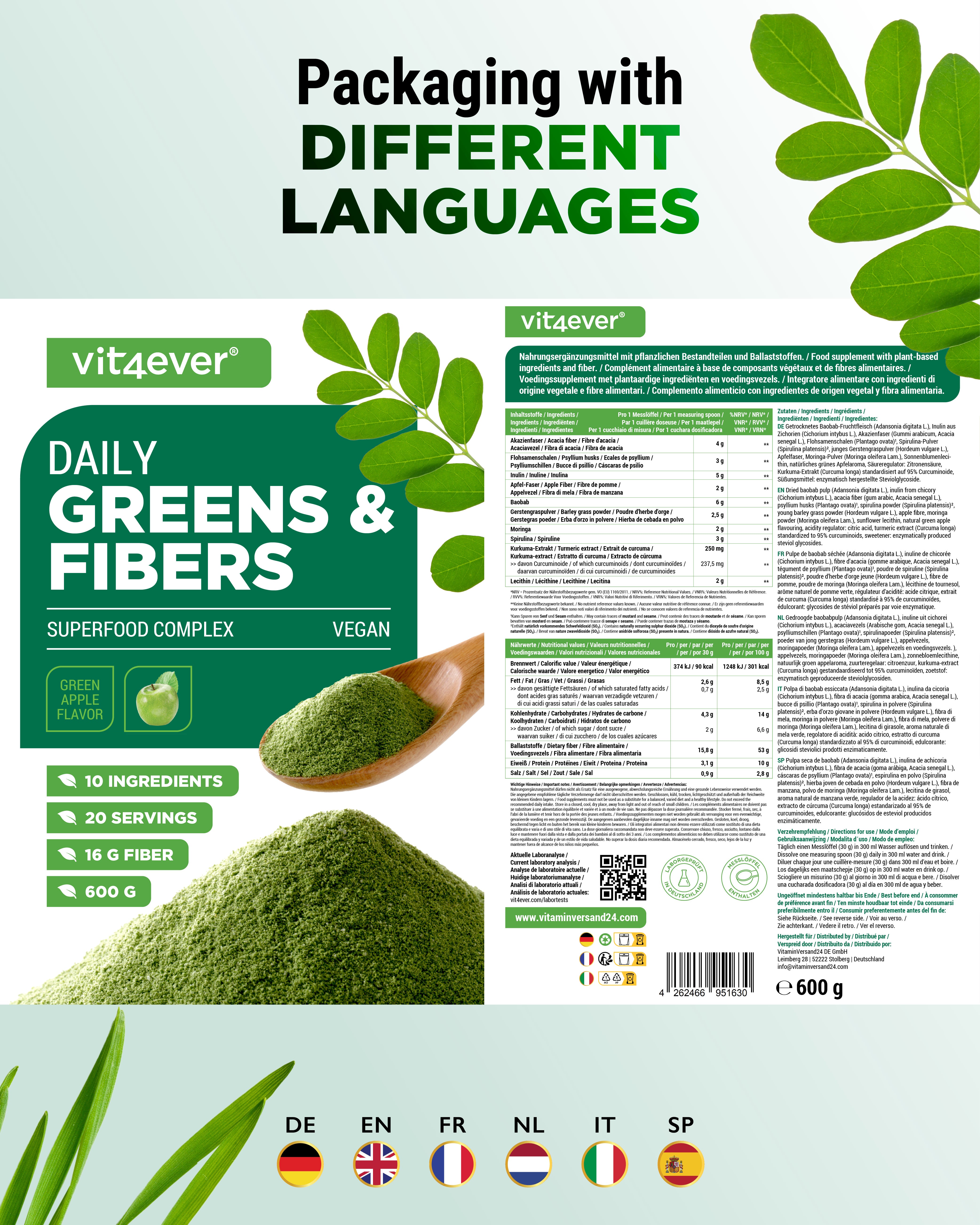 Daily Greens & Fibers