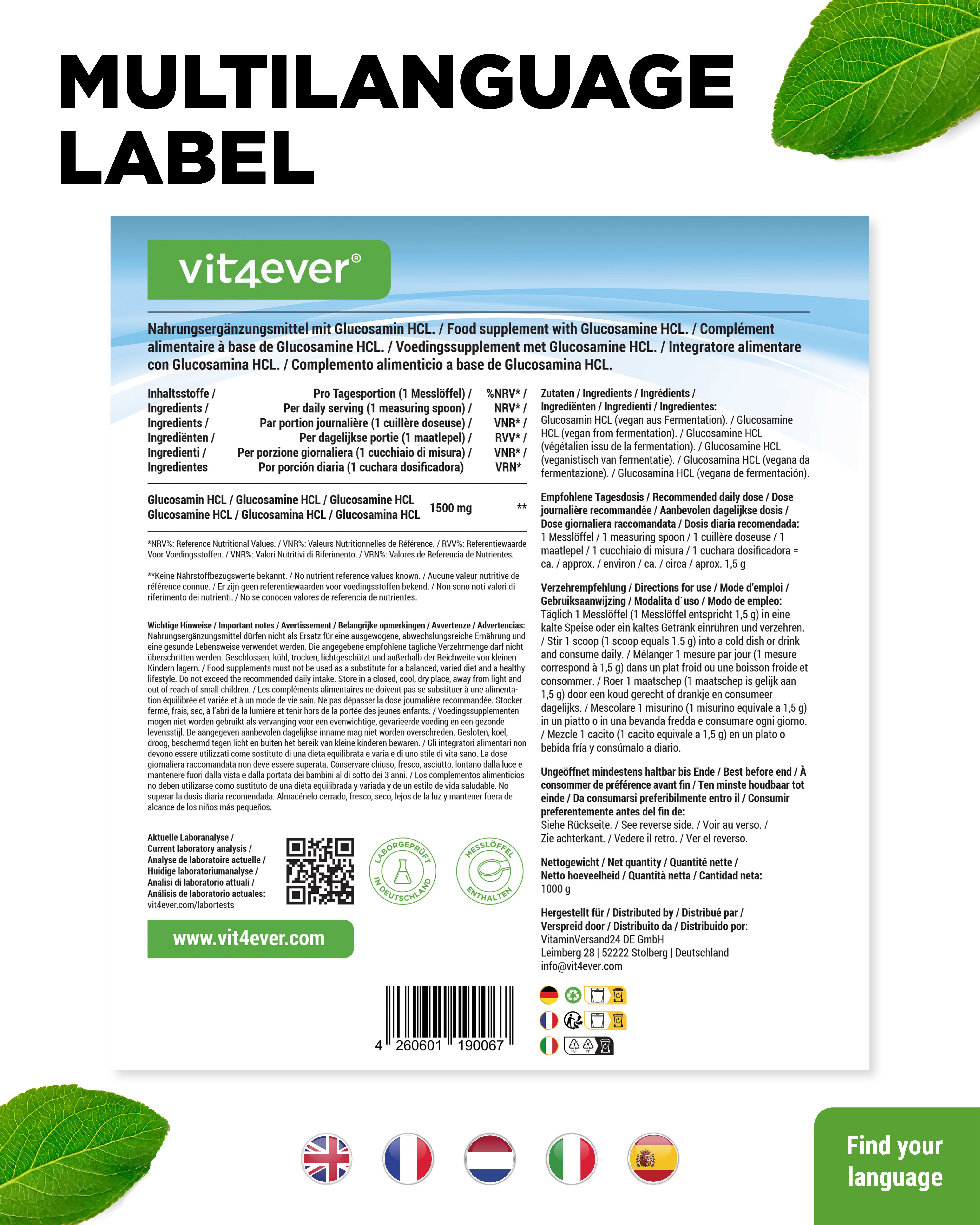 Glucosamin HCL Pure