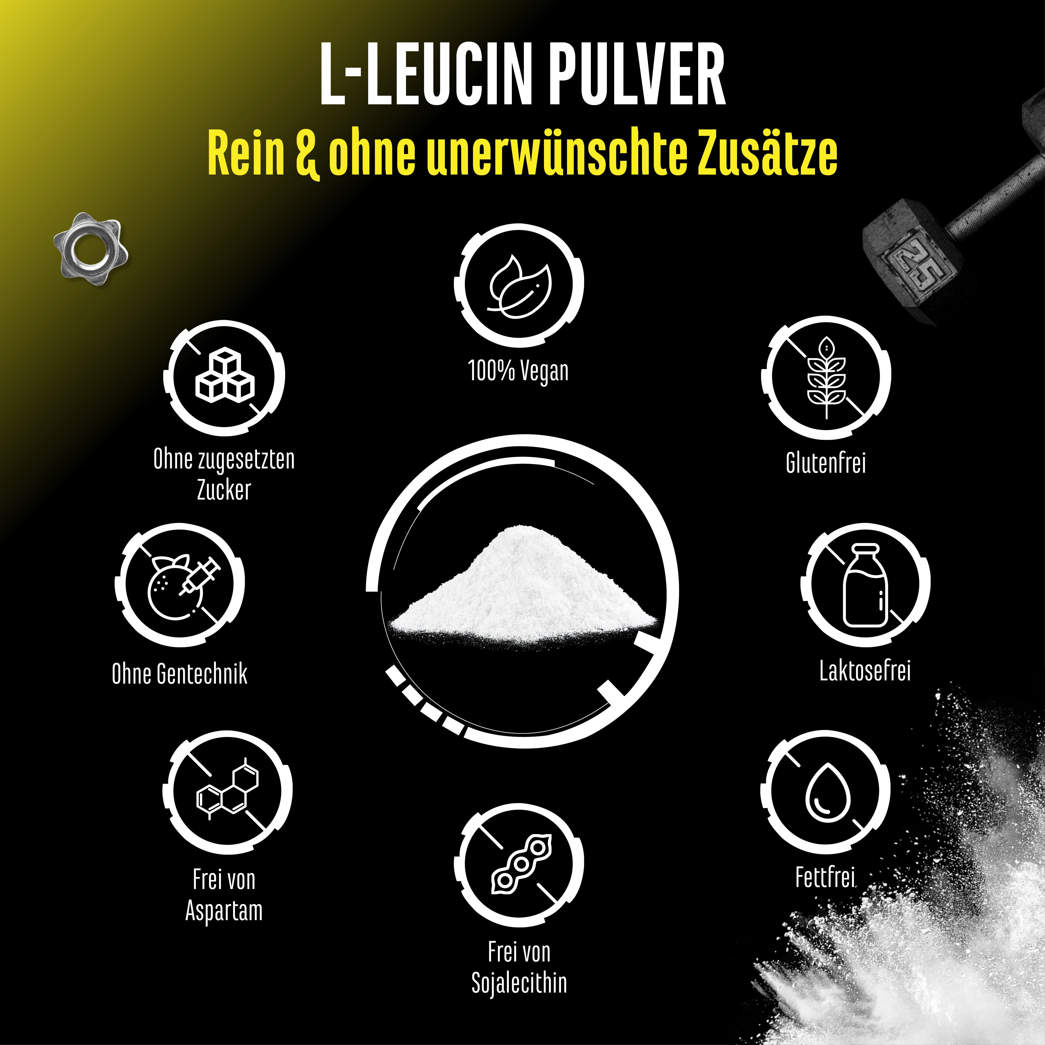 L-Leucin Pulver