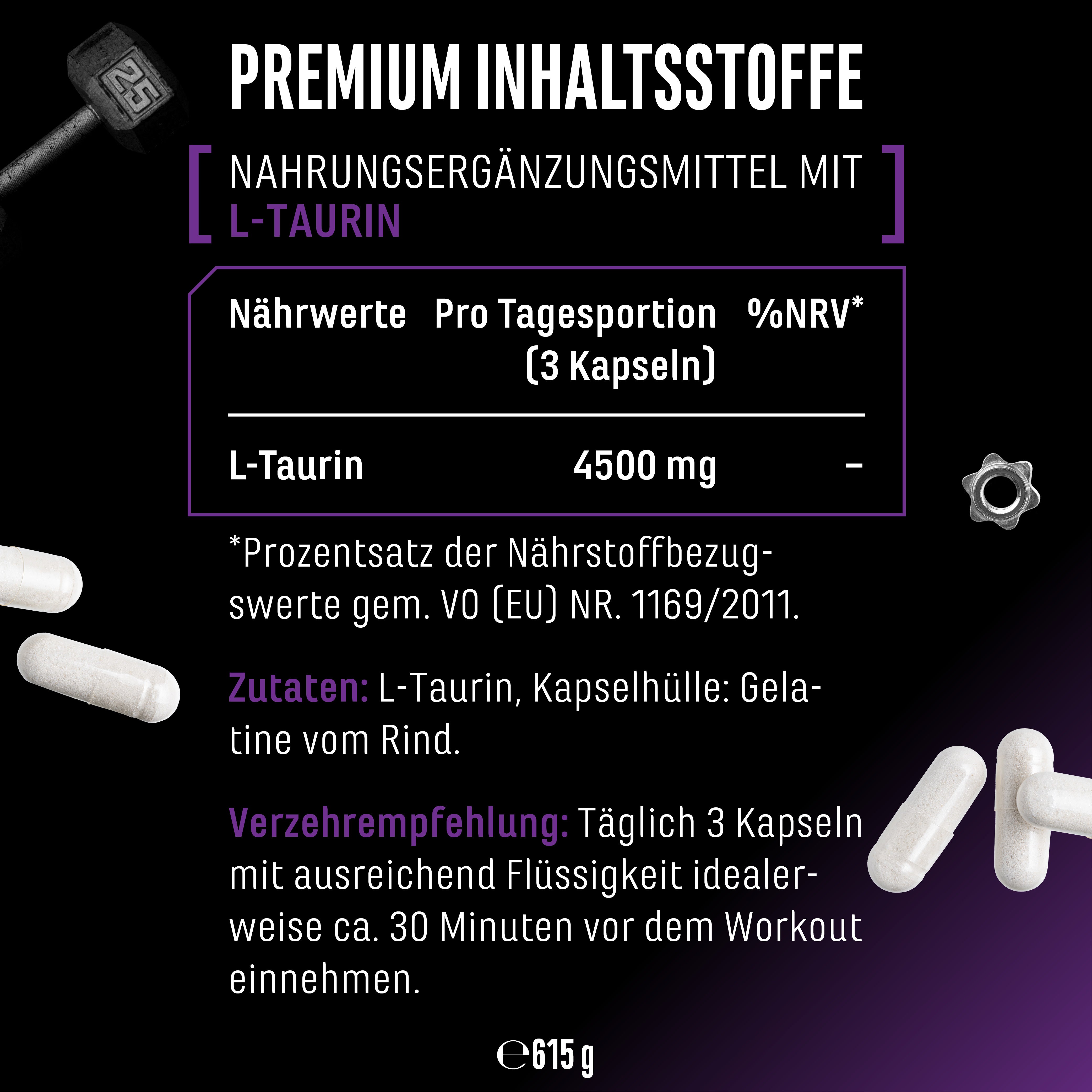 L-Taurina Ultra Cápsulas