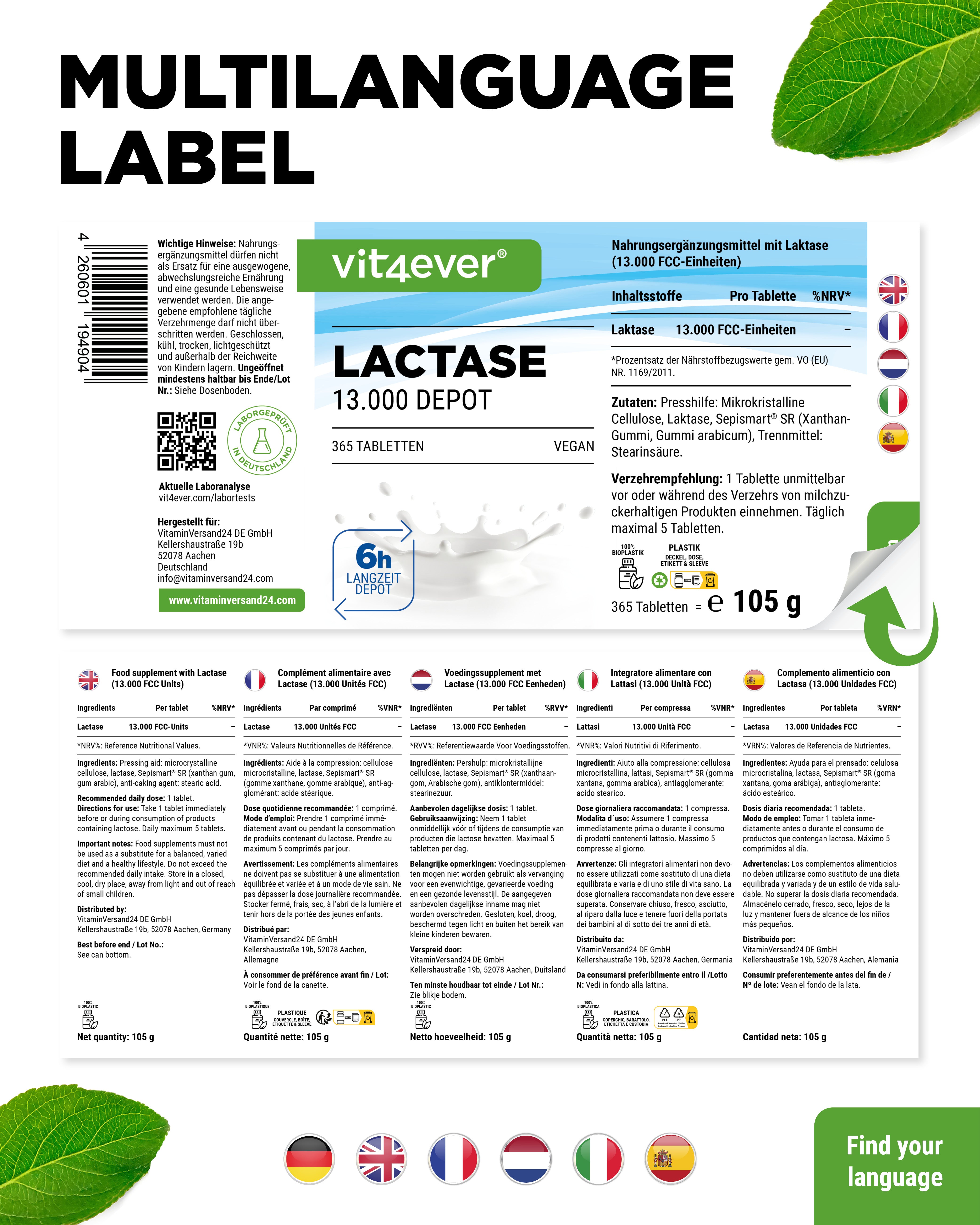 Lactase Depot 13.000