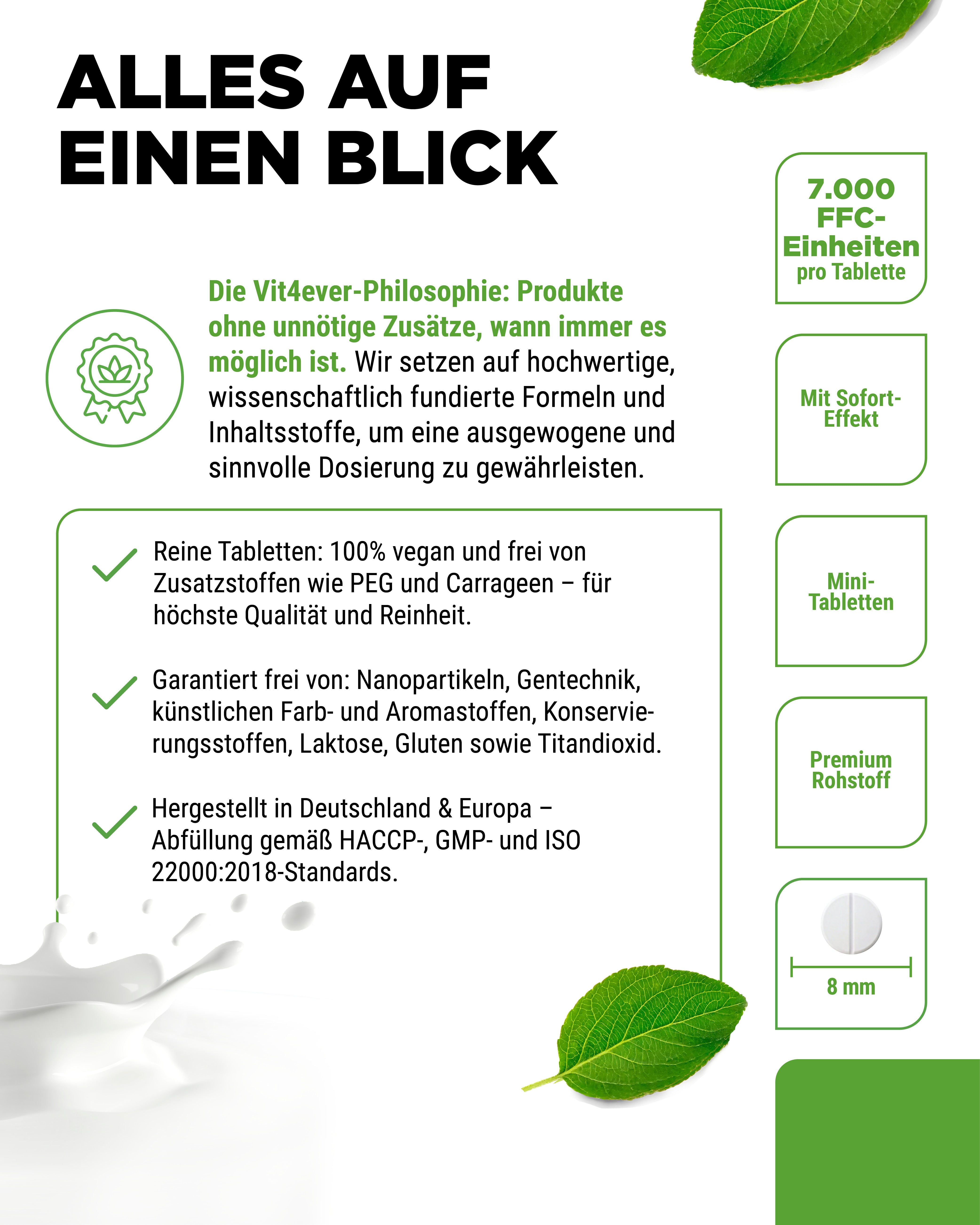 Laktase - á 7000 FCC-Einheiten,