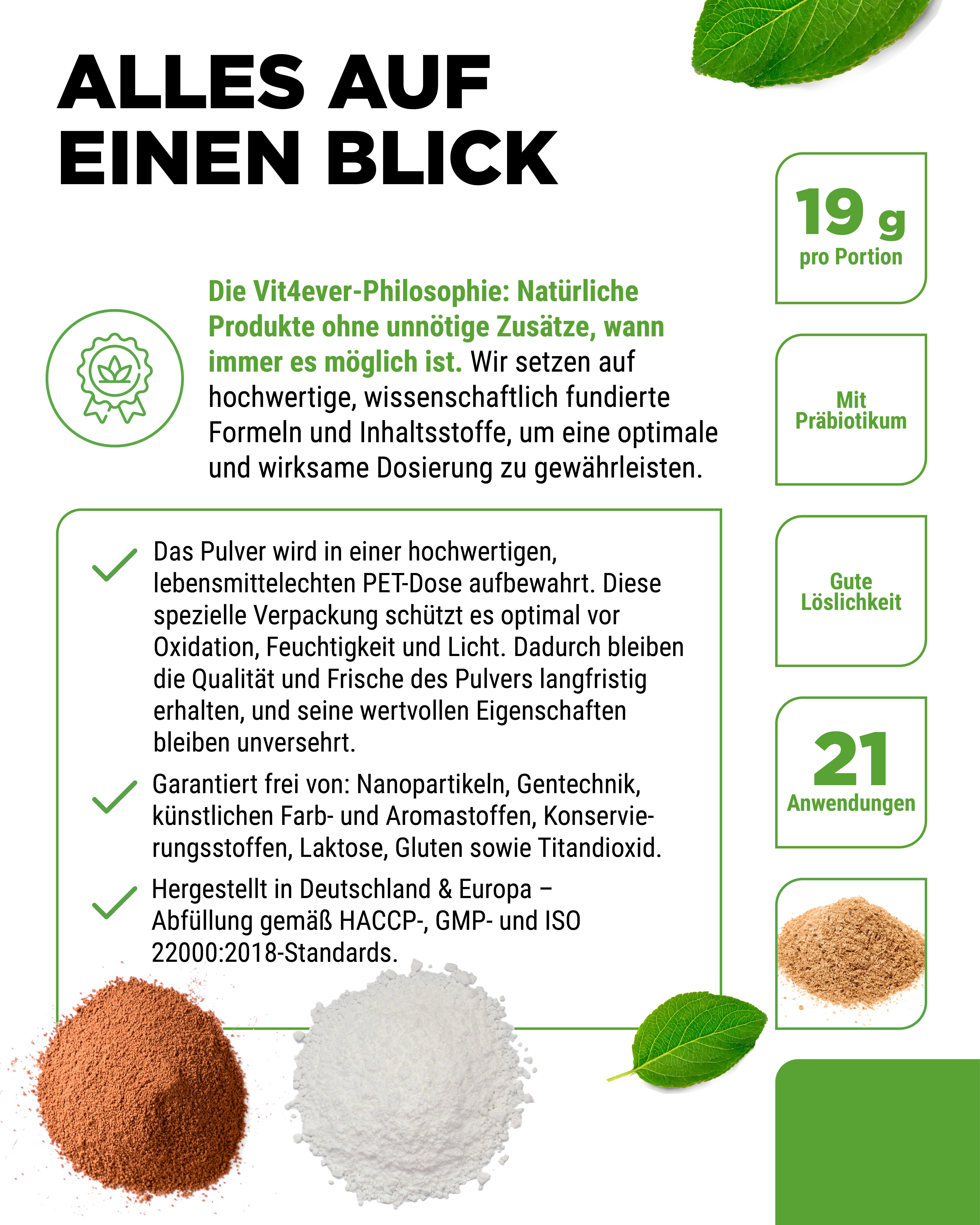 Ballaststoff Mix - 400 g Pulver