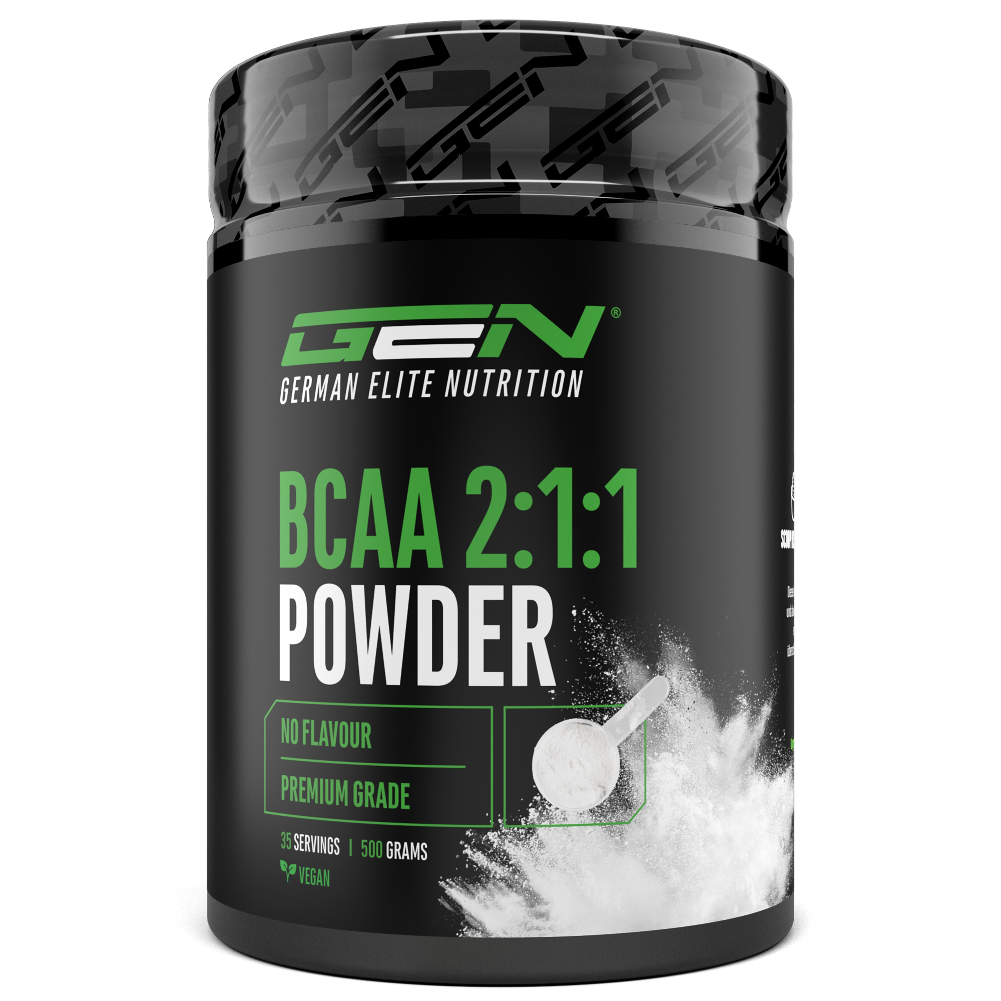 GEN BCAA 2:1:1 Pulver - Neutral, 500 g