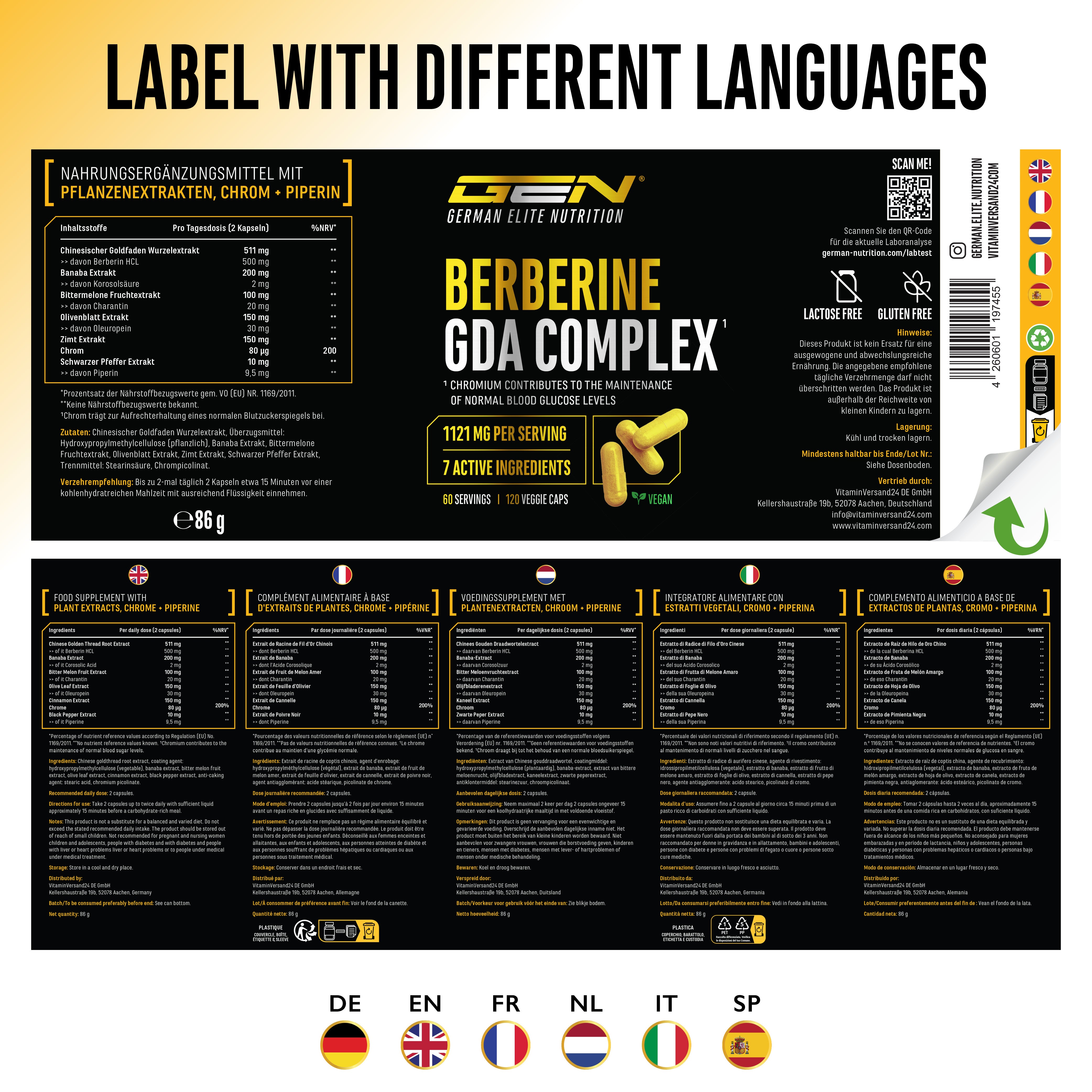 Berberine GDA Complex