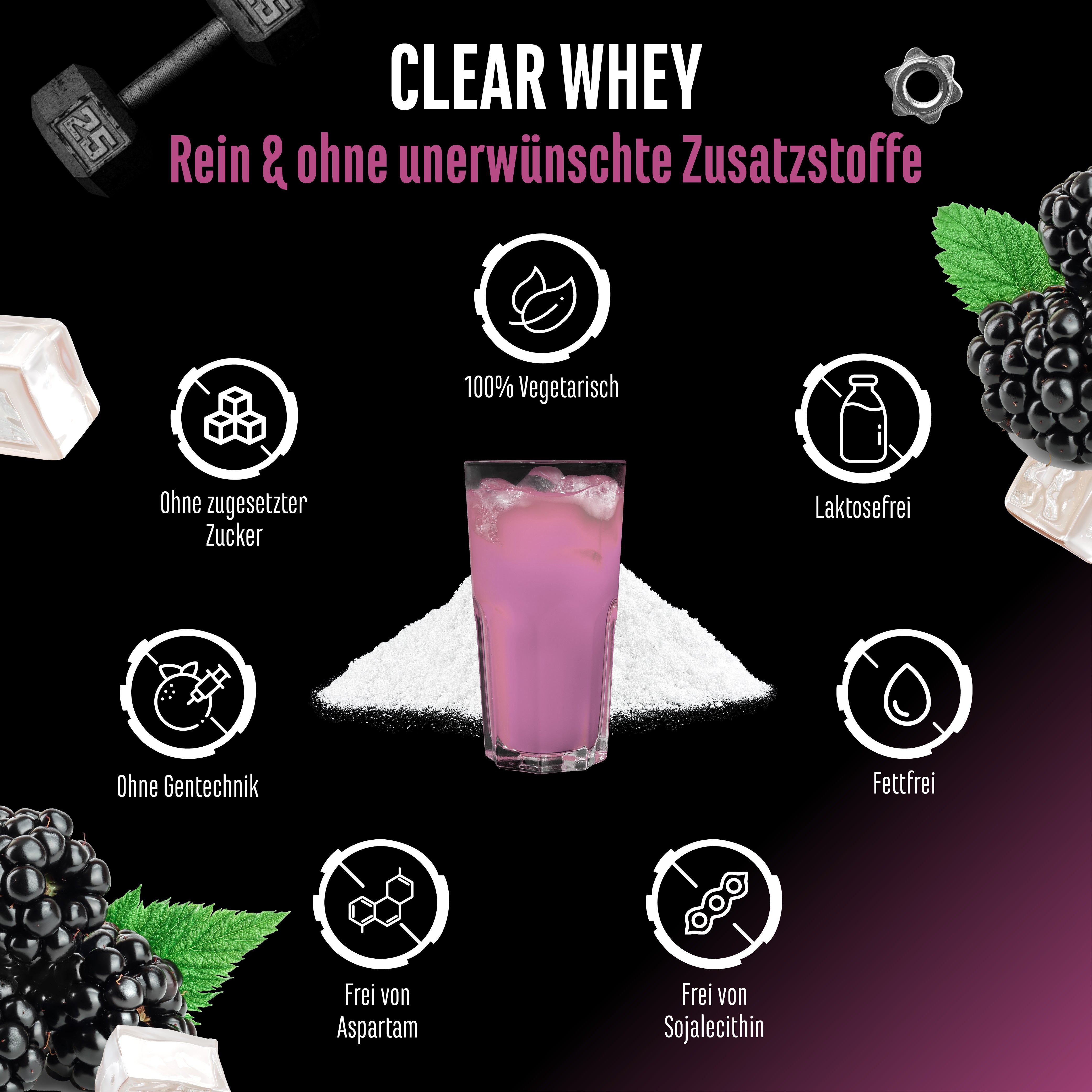 Clear Whey Protein - Fresh Apricot, 900 g