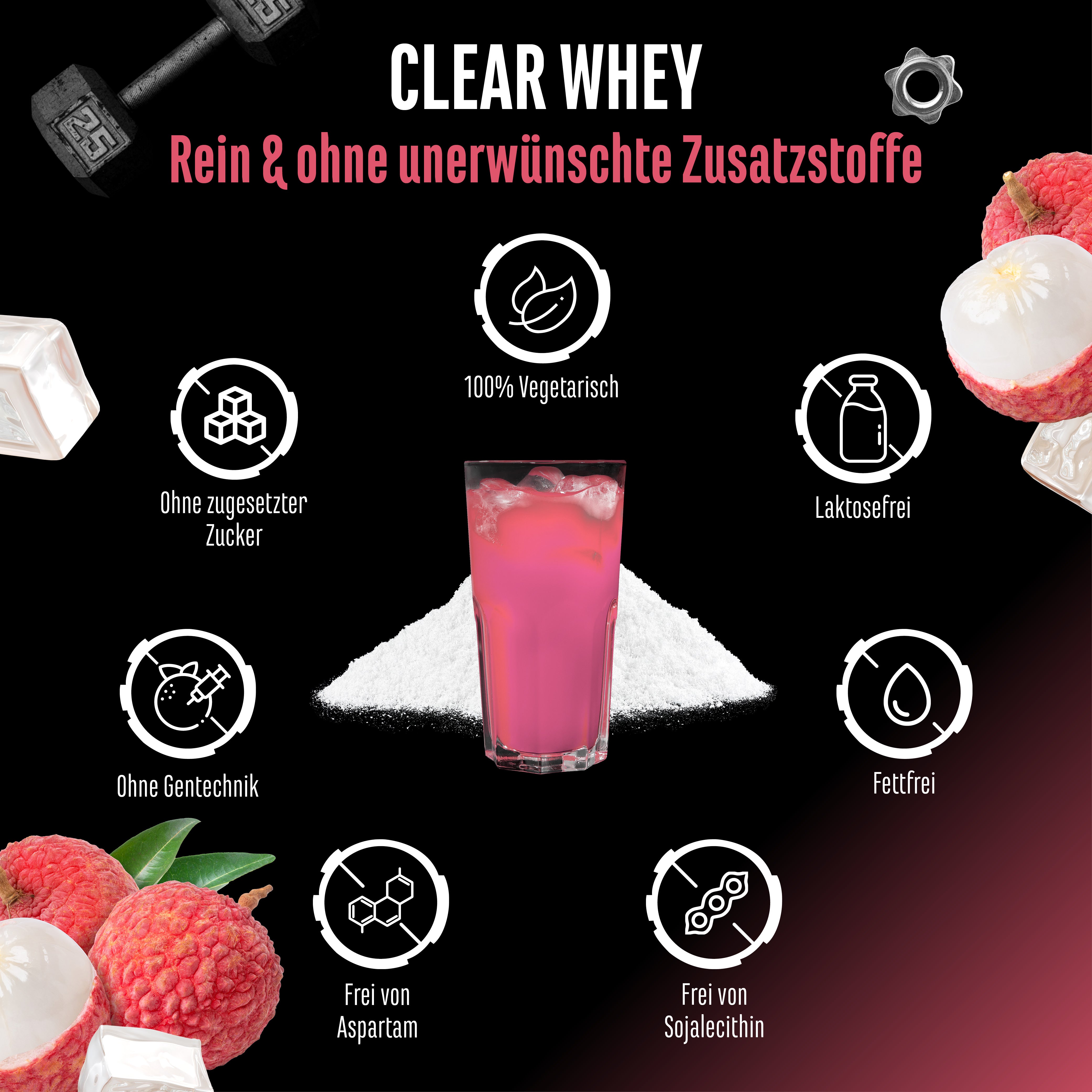 Clear Whey Protein - Fresh Apricot, 900 g