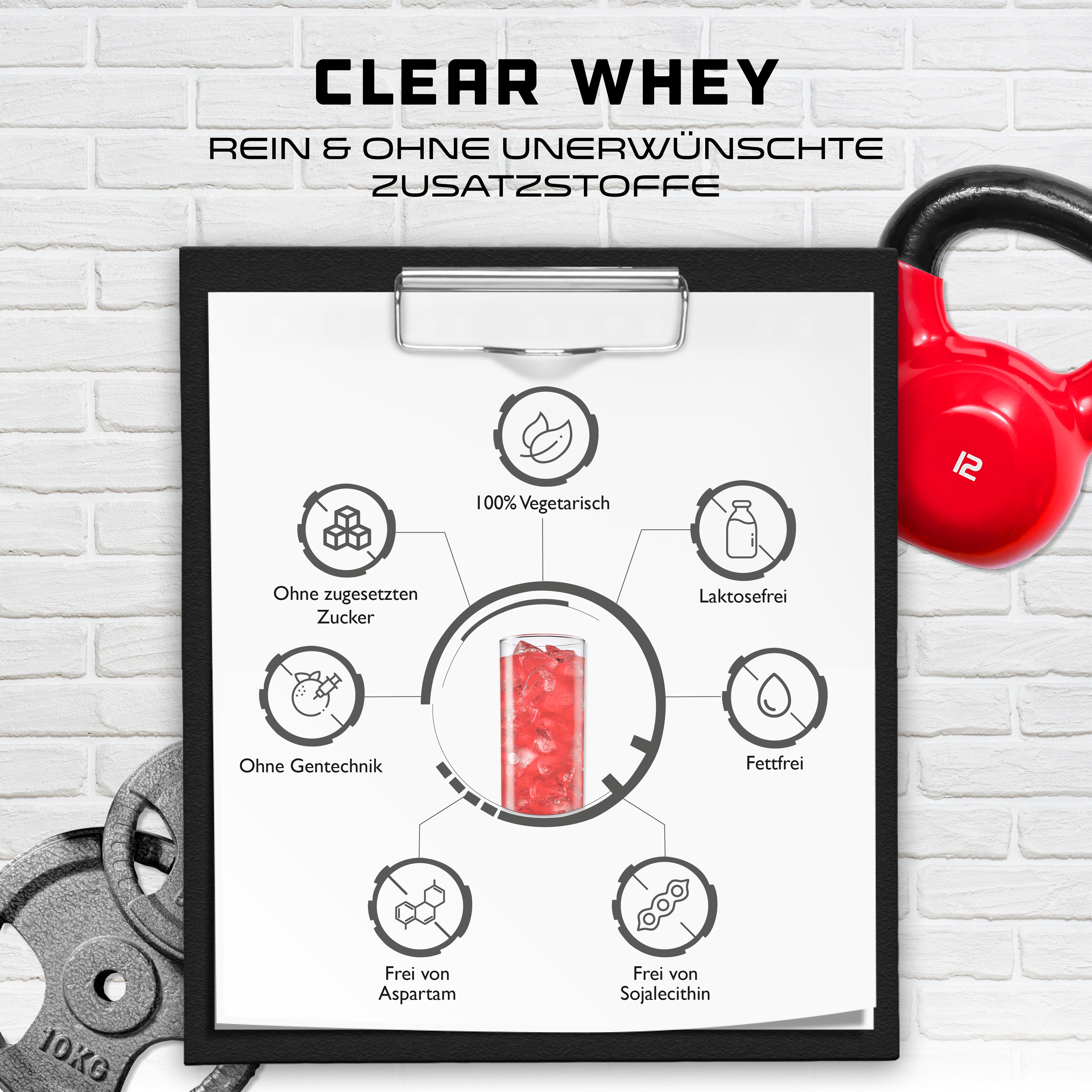 Clear Whey Protein - Fresh Apricot, 900 g