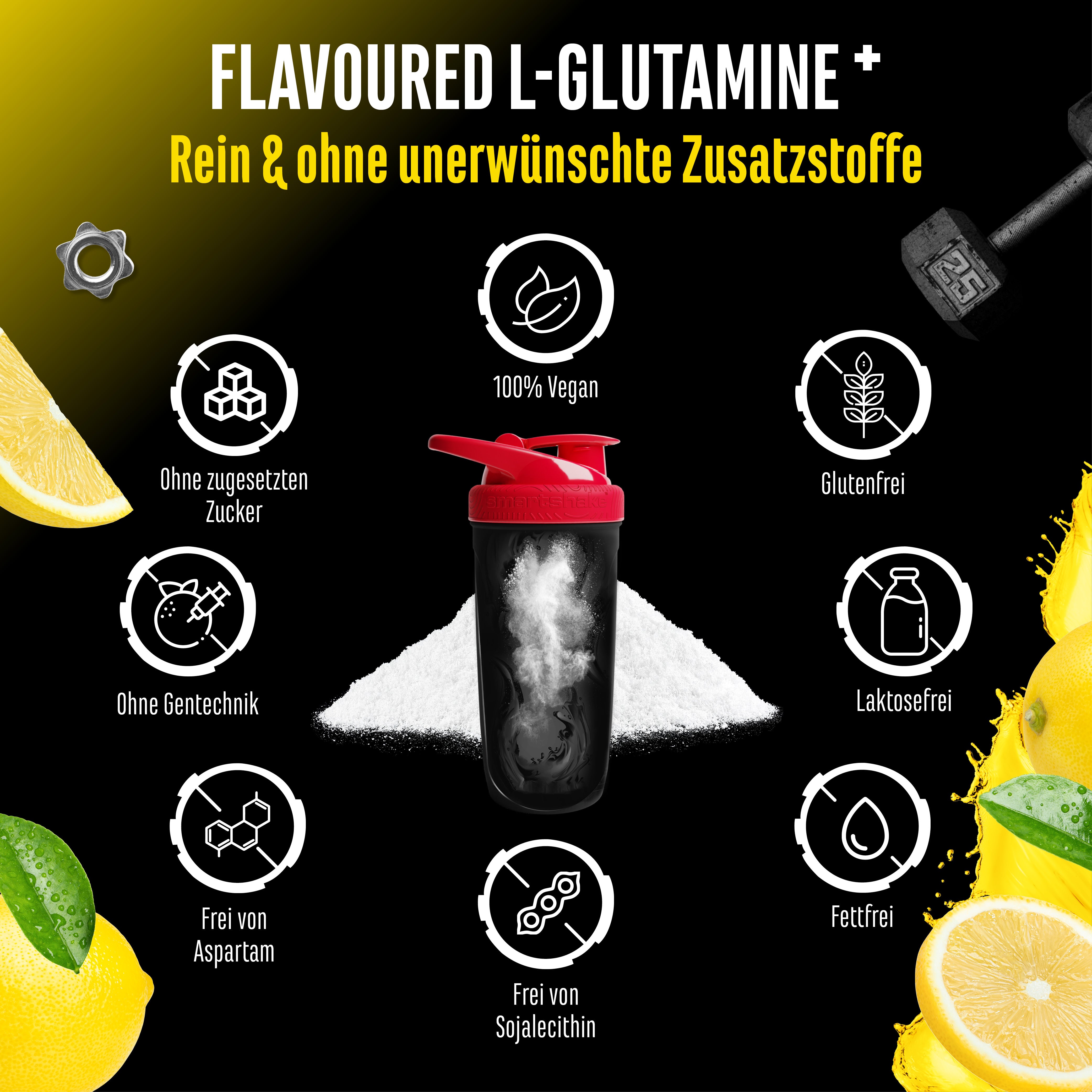 L-Glutamin Pulver Flavoured