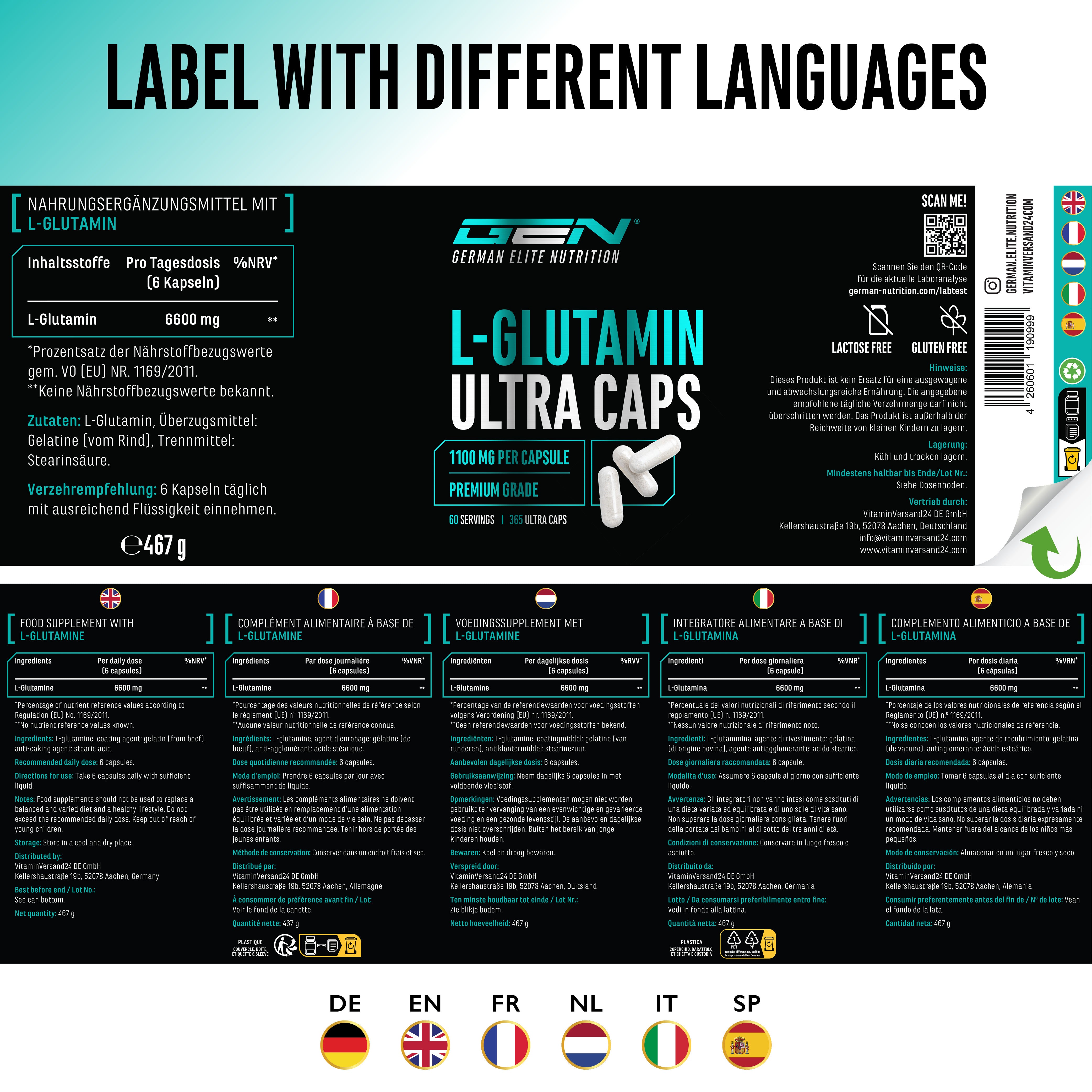 L-Glutamine Ultra Caps