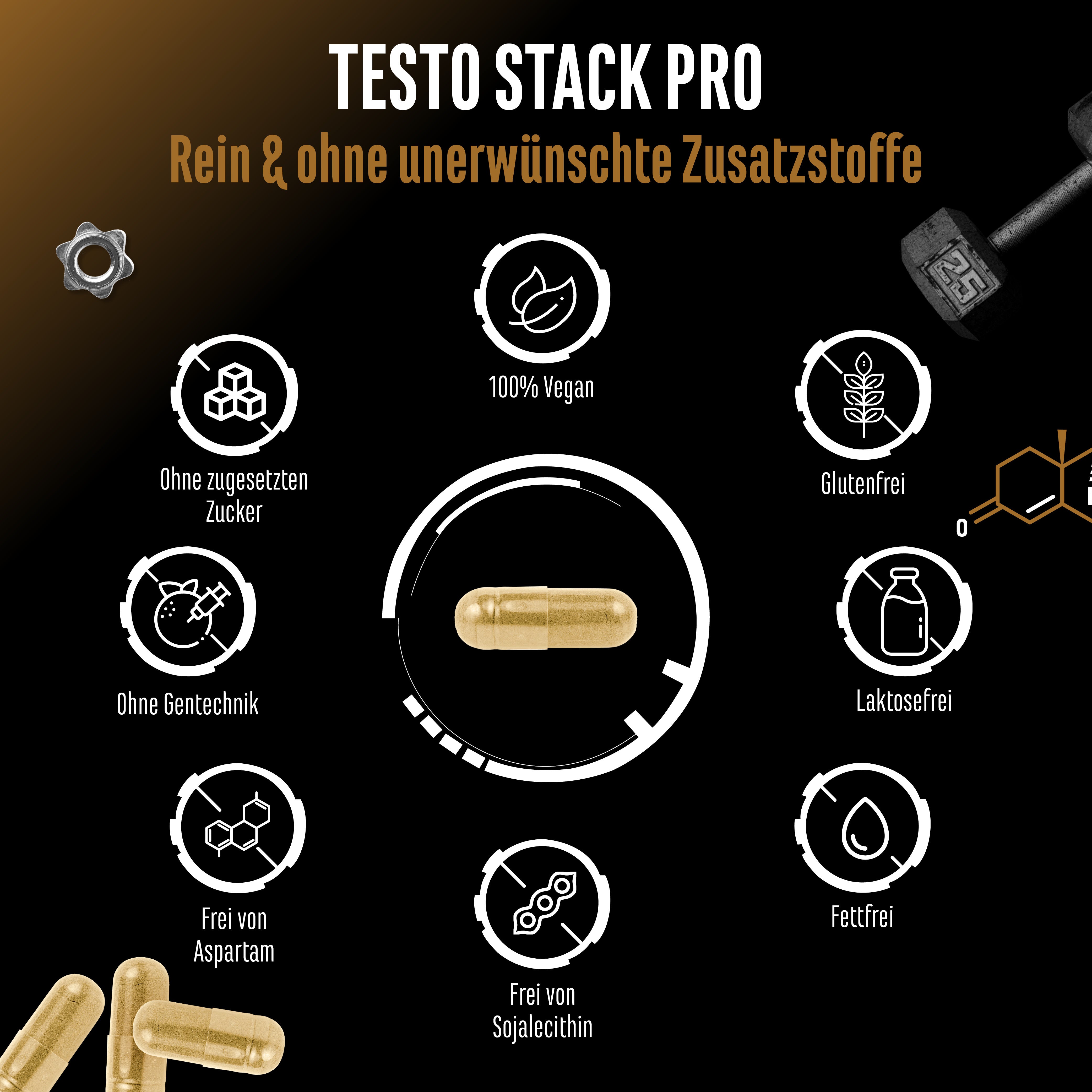 Testo Stack Pro, 180 Kapseln
