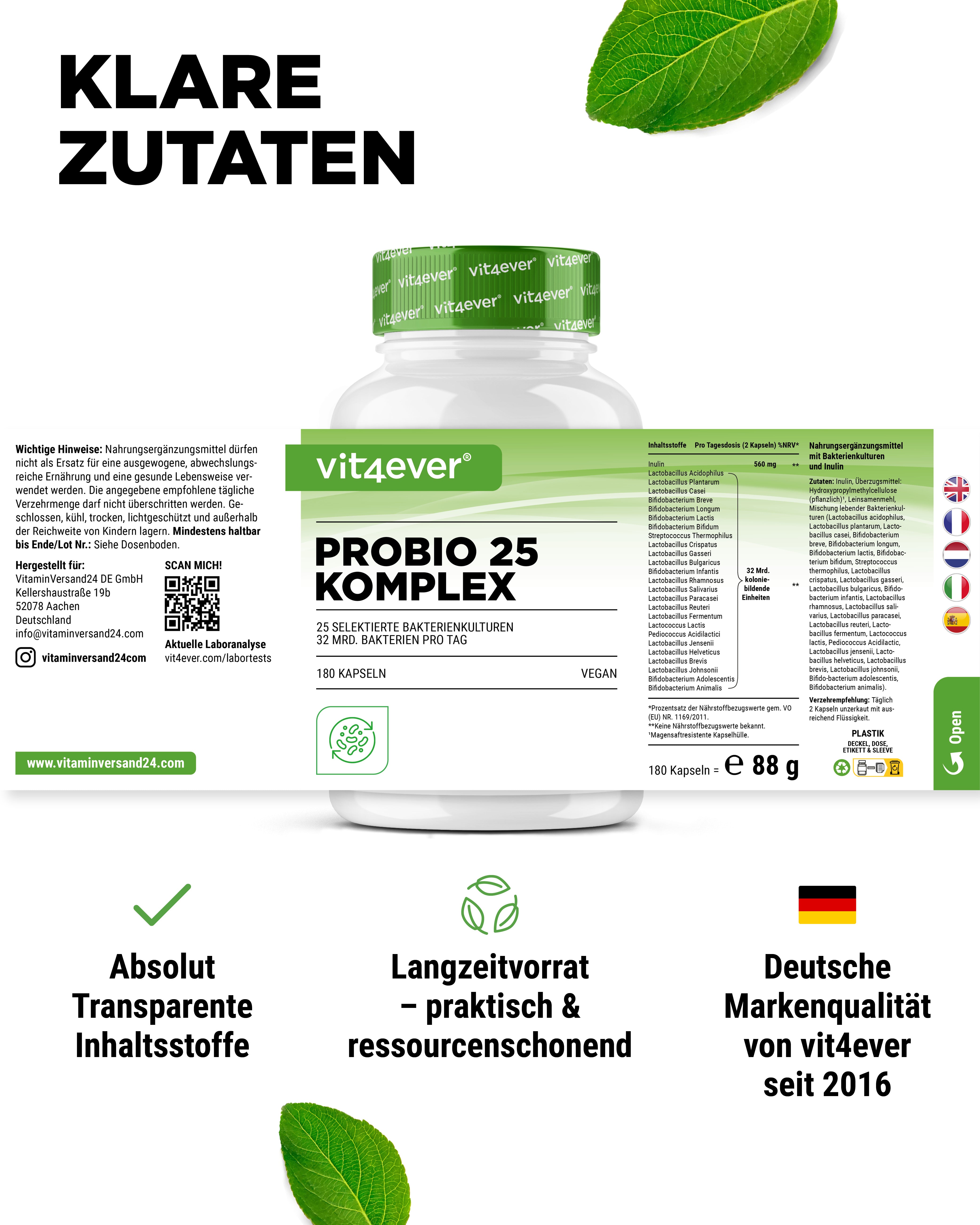 Probio 25 Komplex - 180 Kapseln