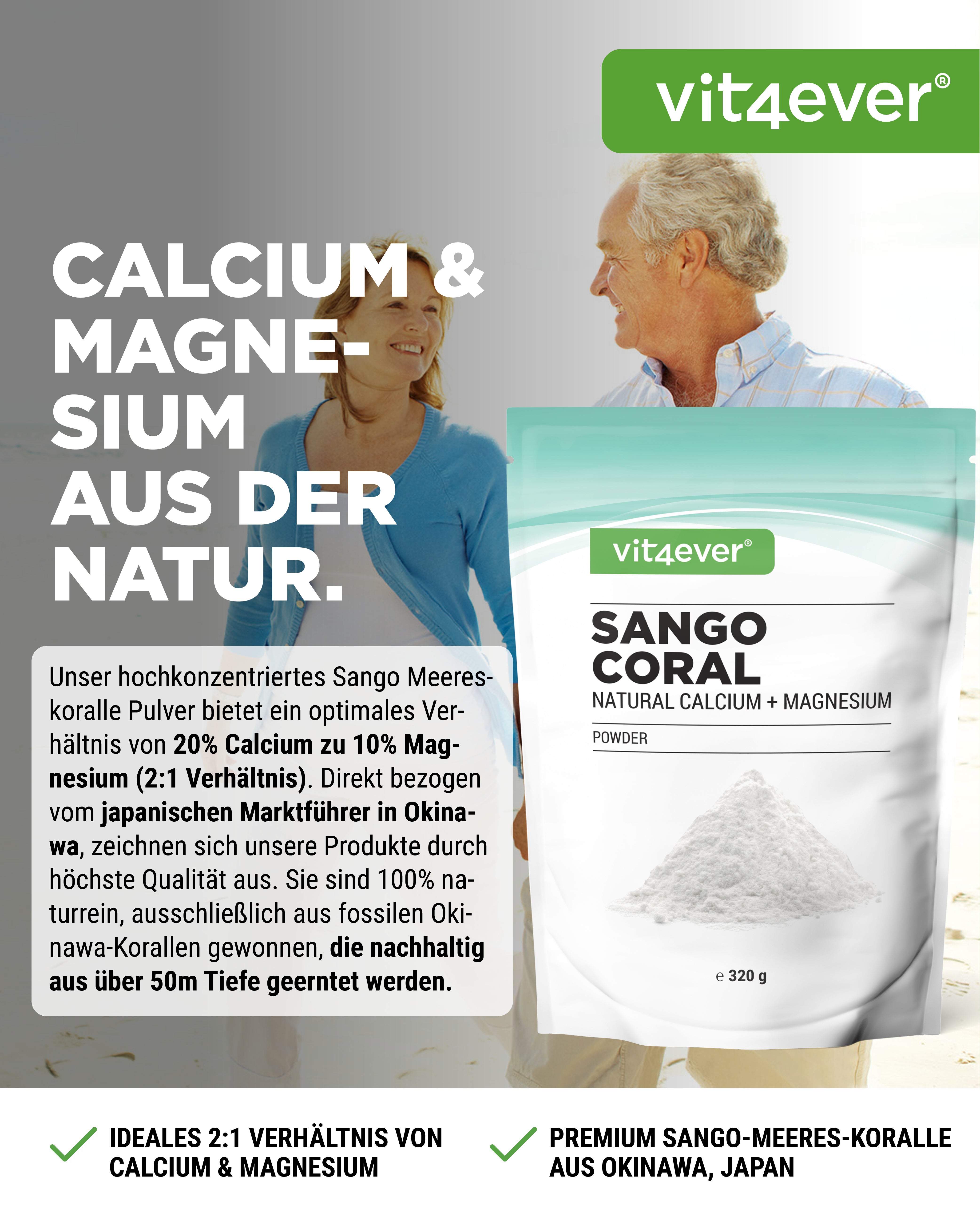 Sango Meereskoralle Pulver