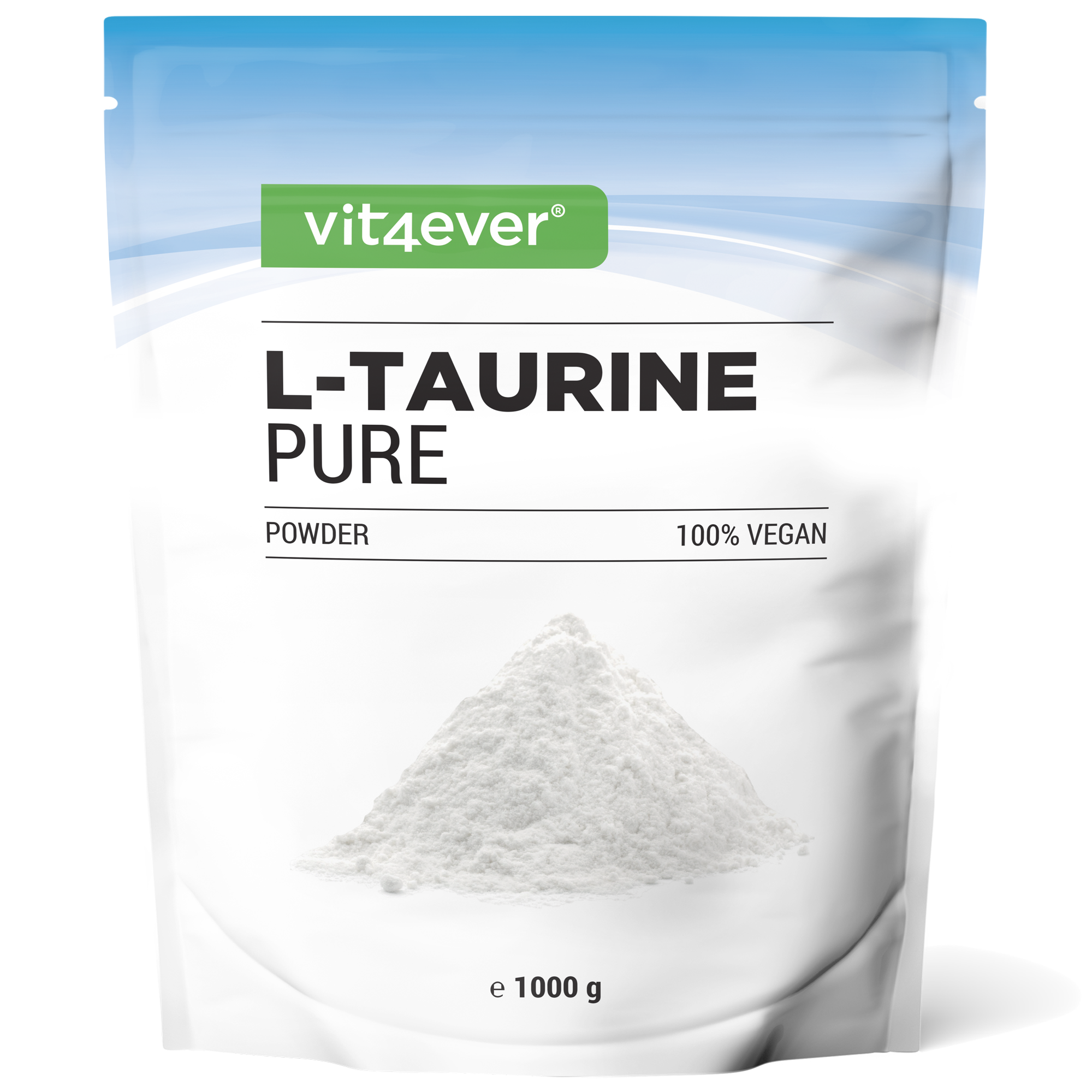 Taurin Pulver 1000 g – reines L-Taurin