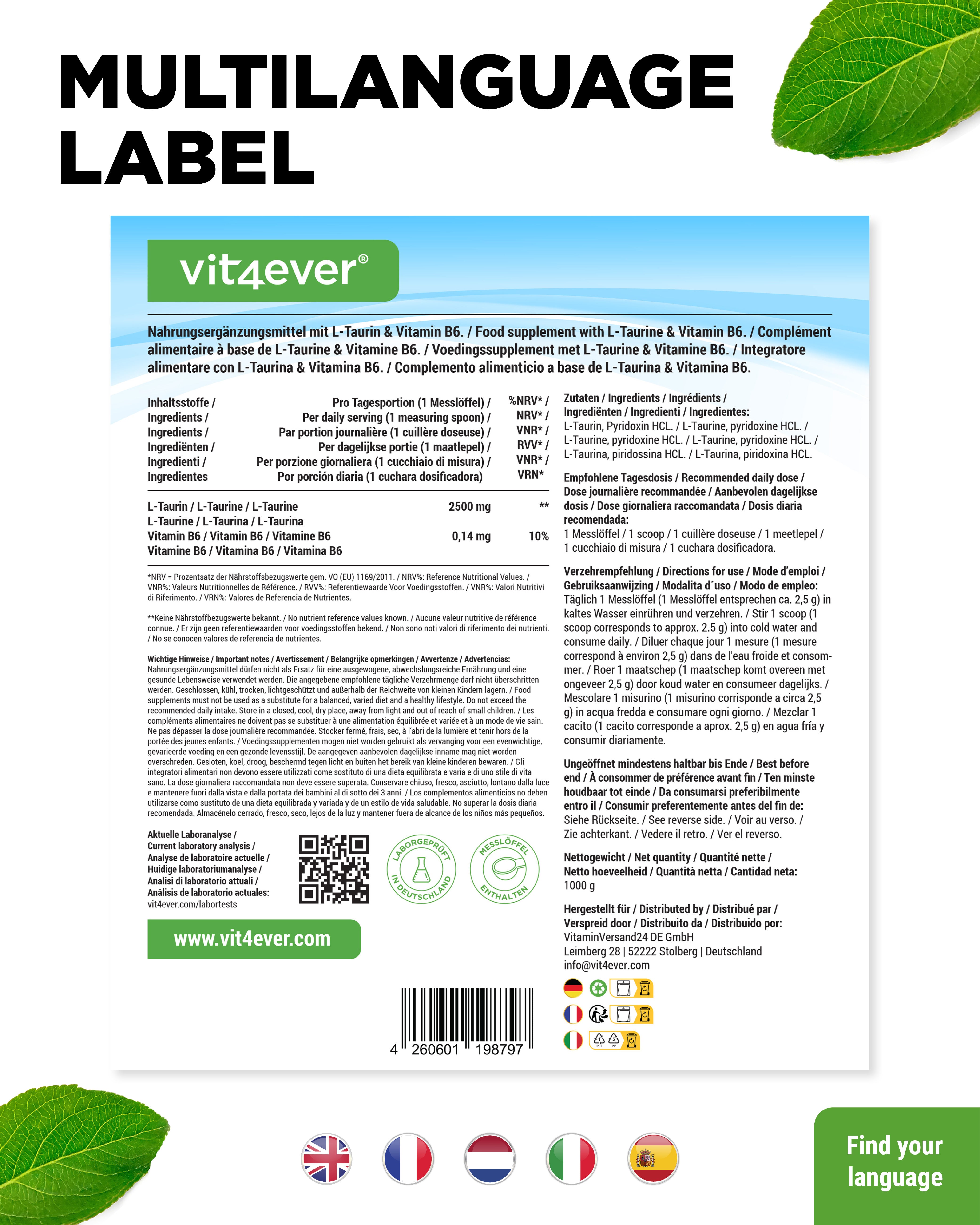 Taurine Powder