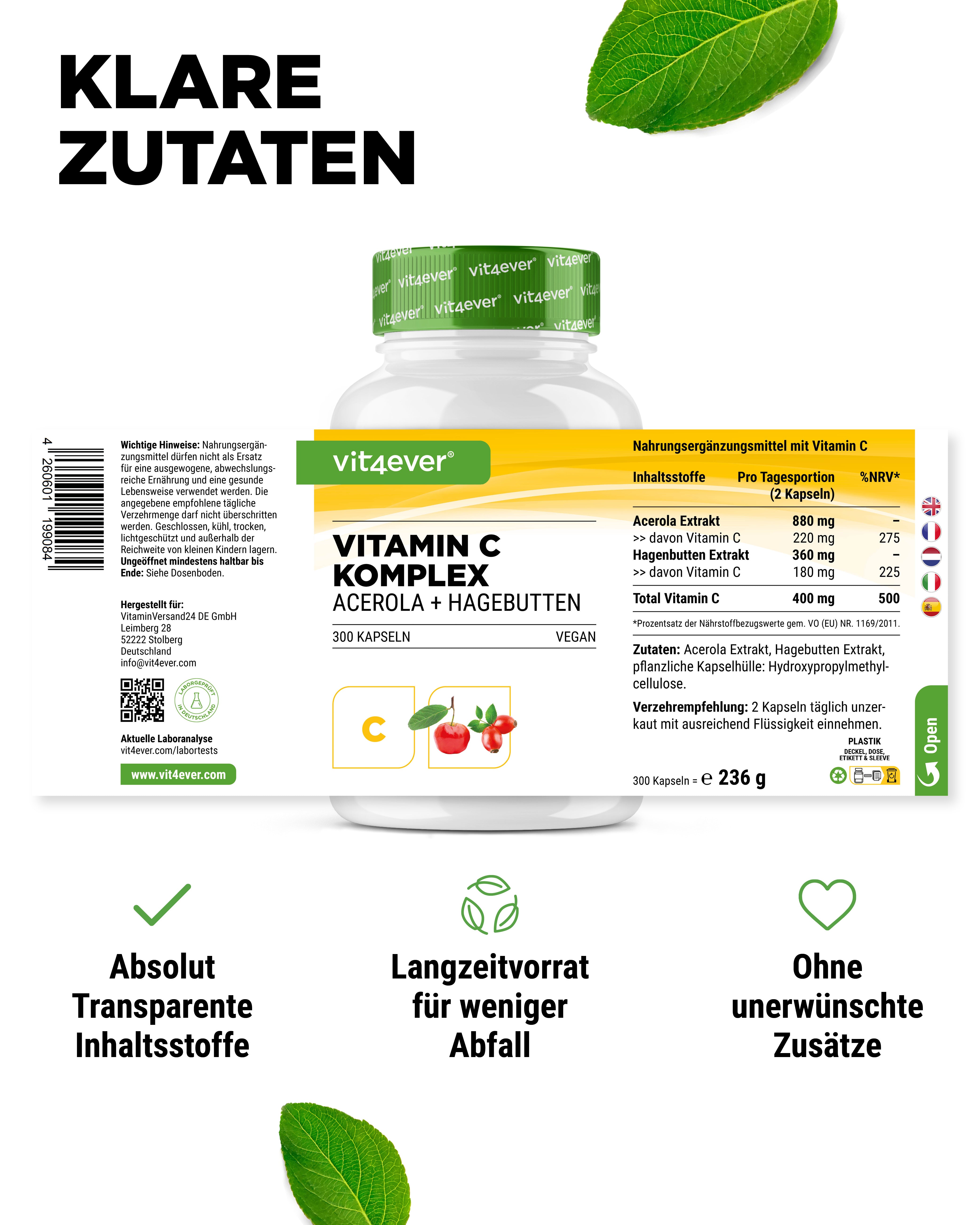 Complejo natural de Vitamina C