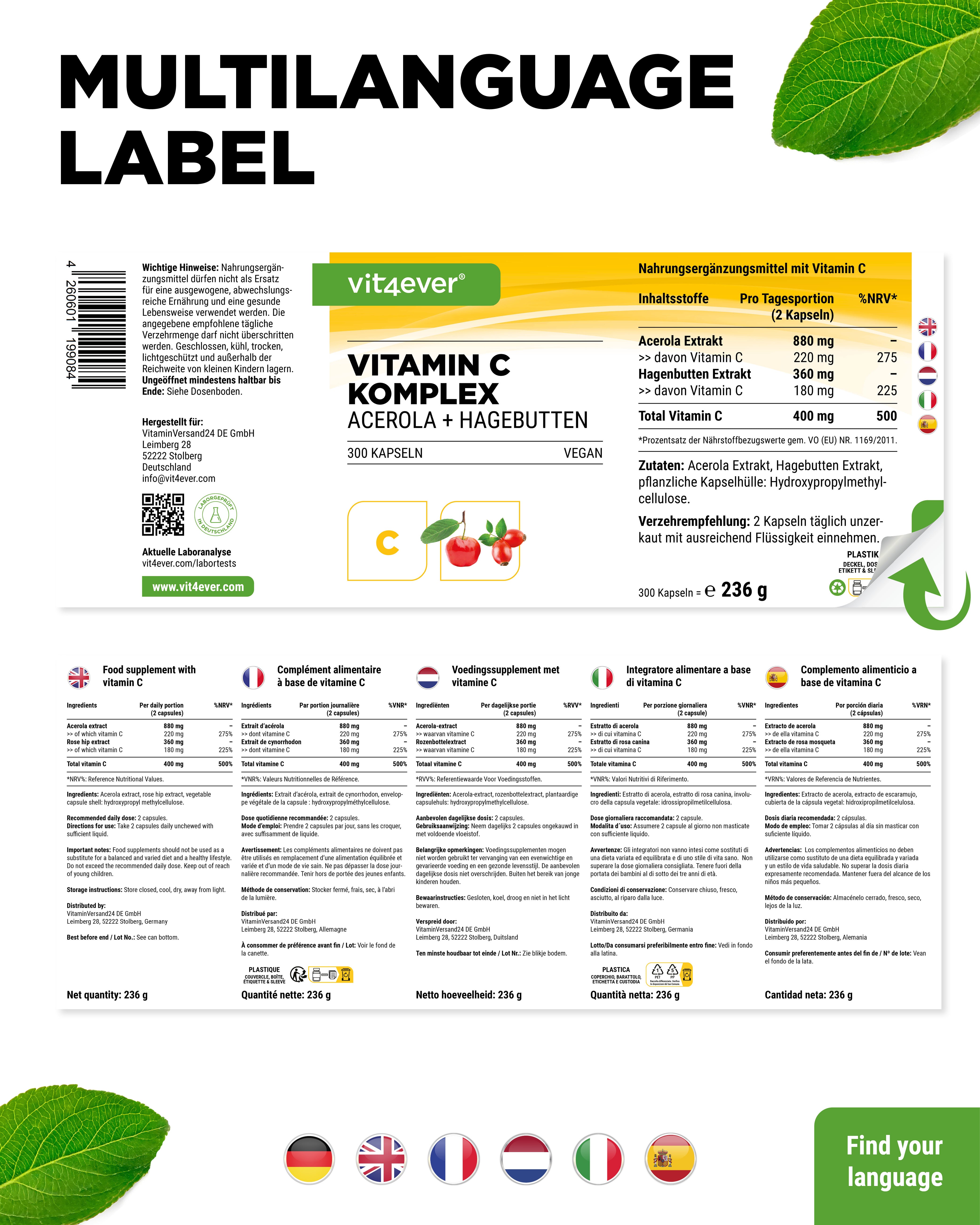Complejo natural de Vitamina C