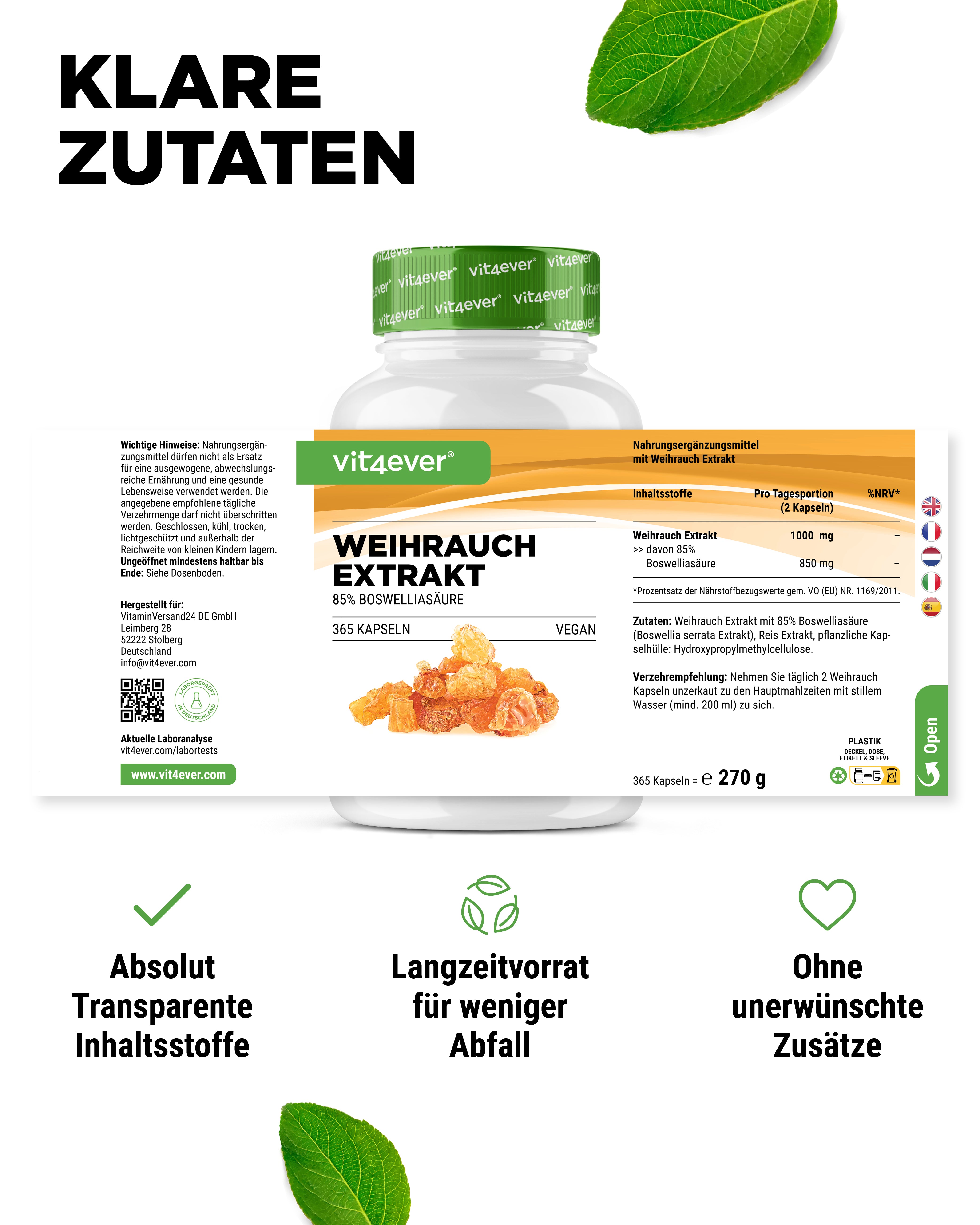 Weihrauch Extrakt Kapseln