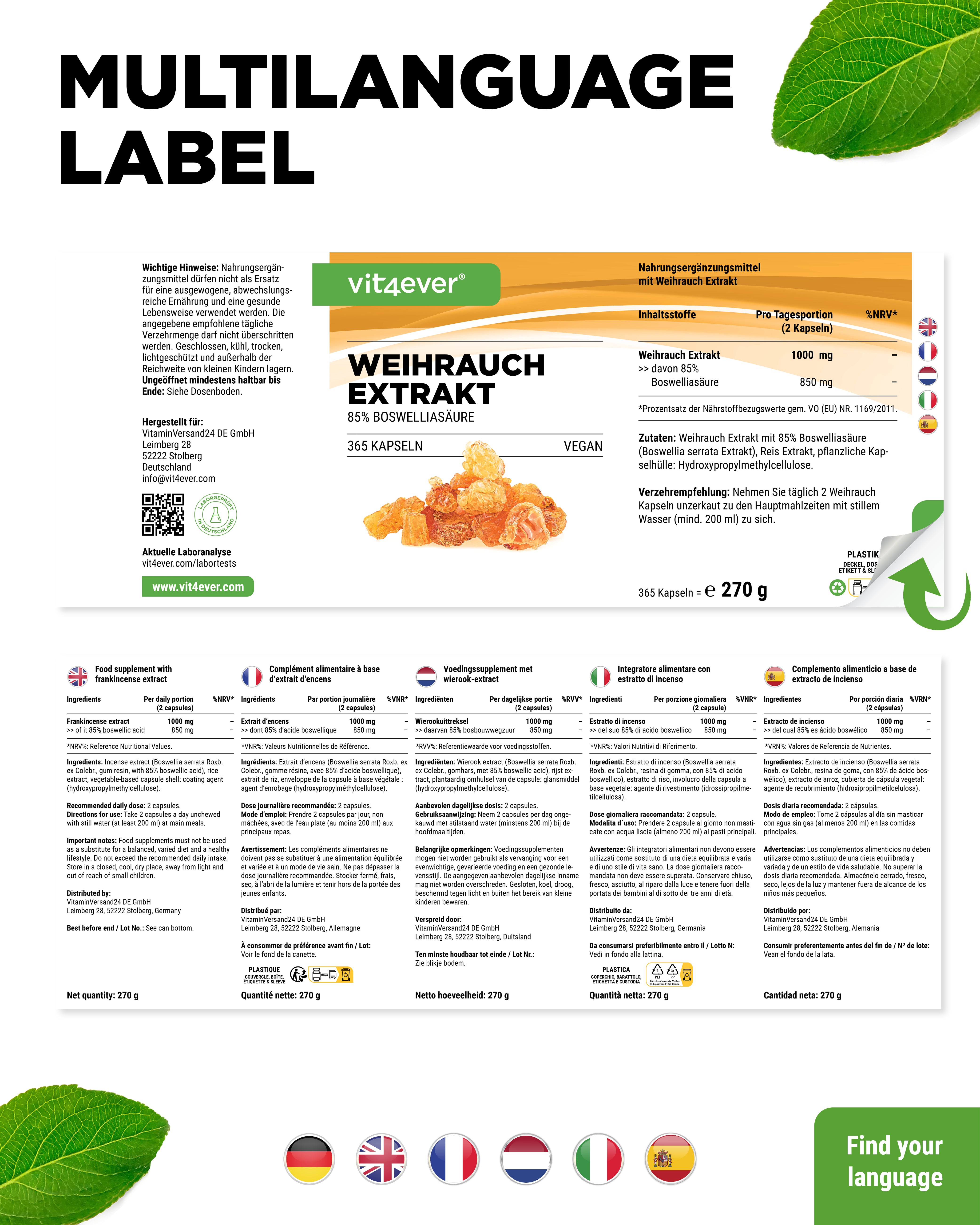 Weihrauch Extrakt Kapseln