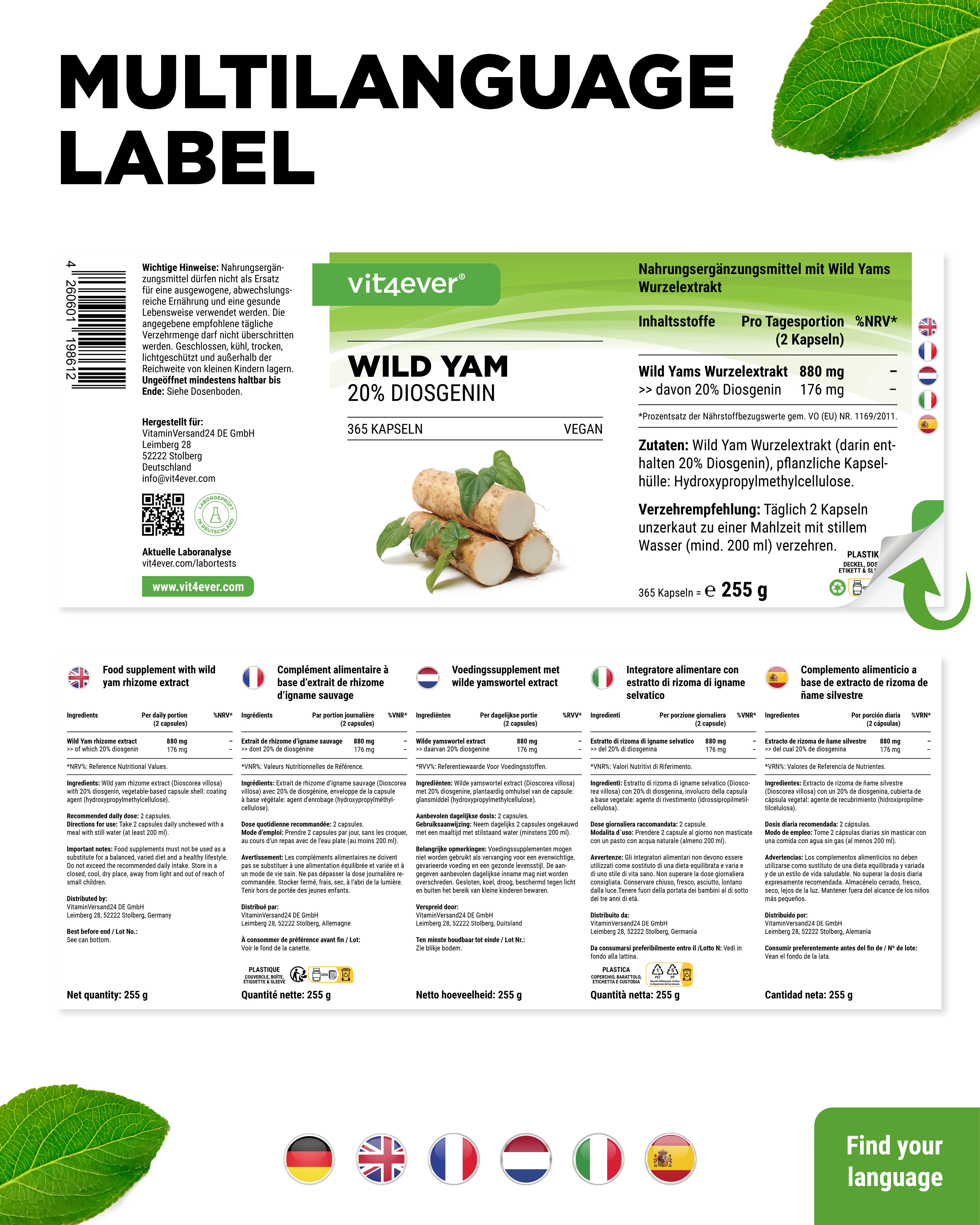 Mexican Wild Yam Extrakt