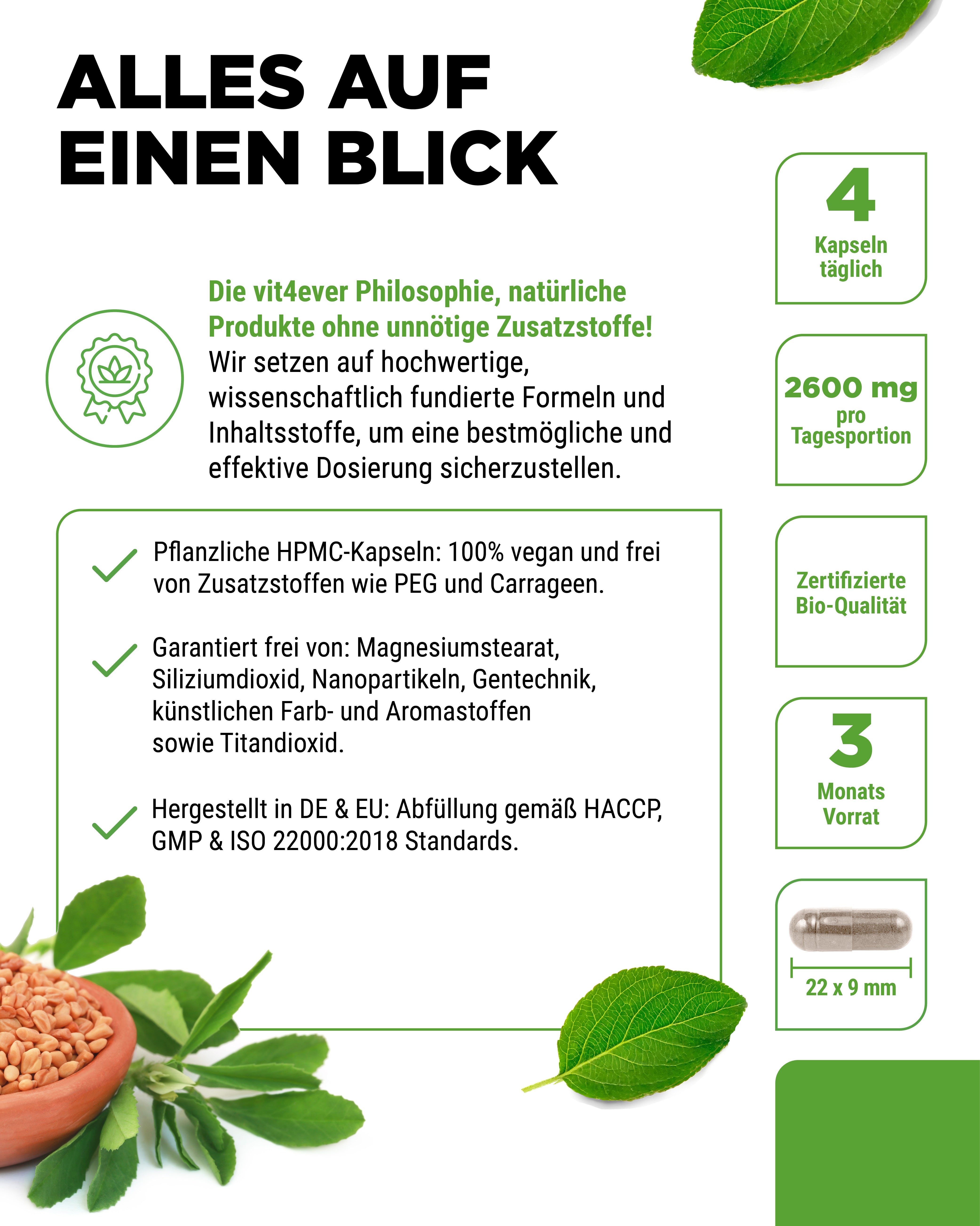 Bio Bockshornklee Aktiviert