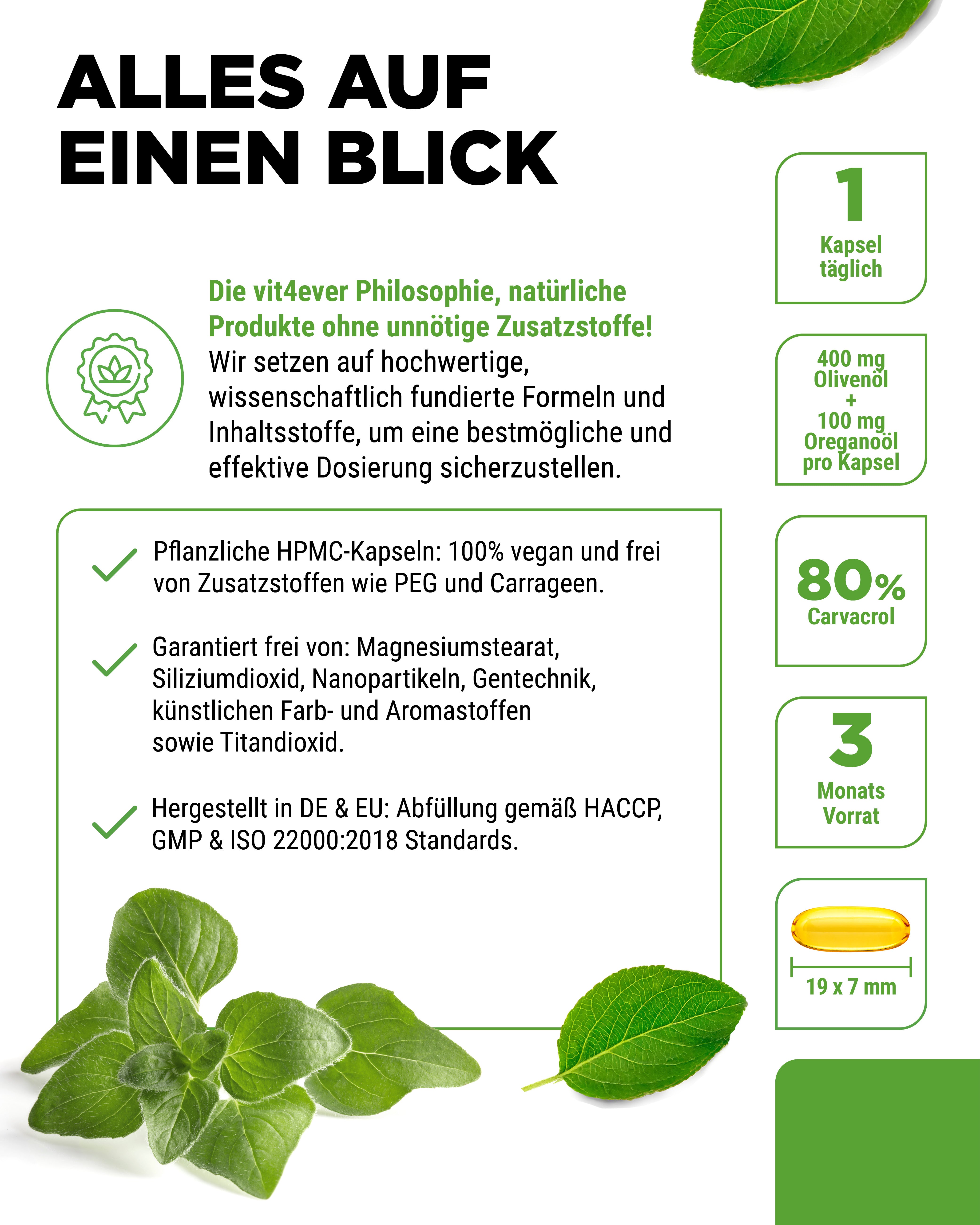 Bio Oreganoöl & Olivenöl,