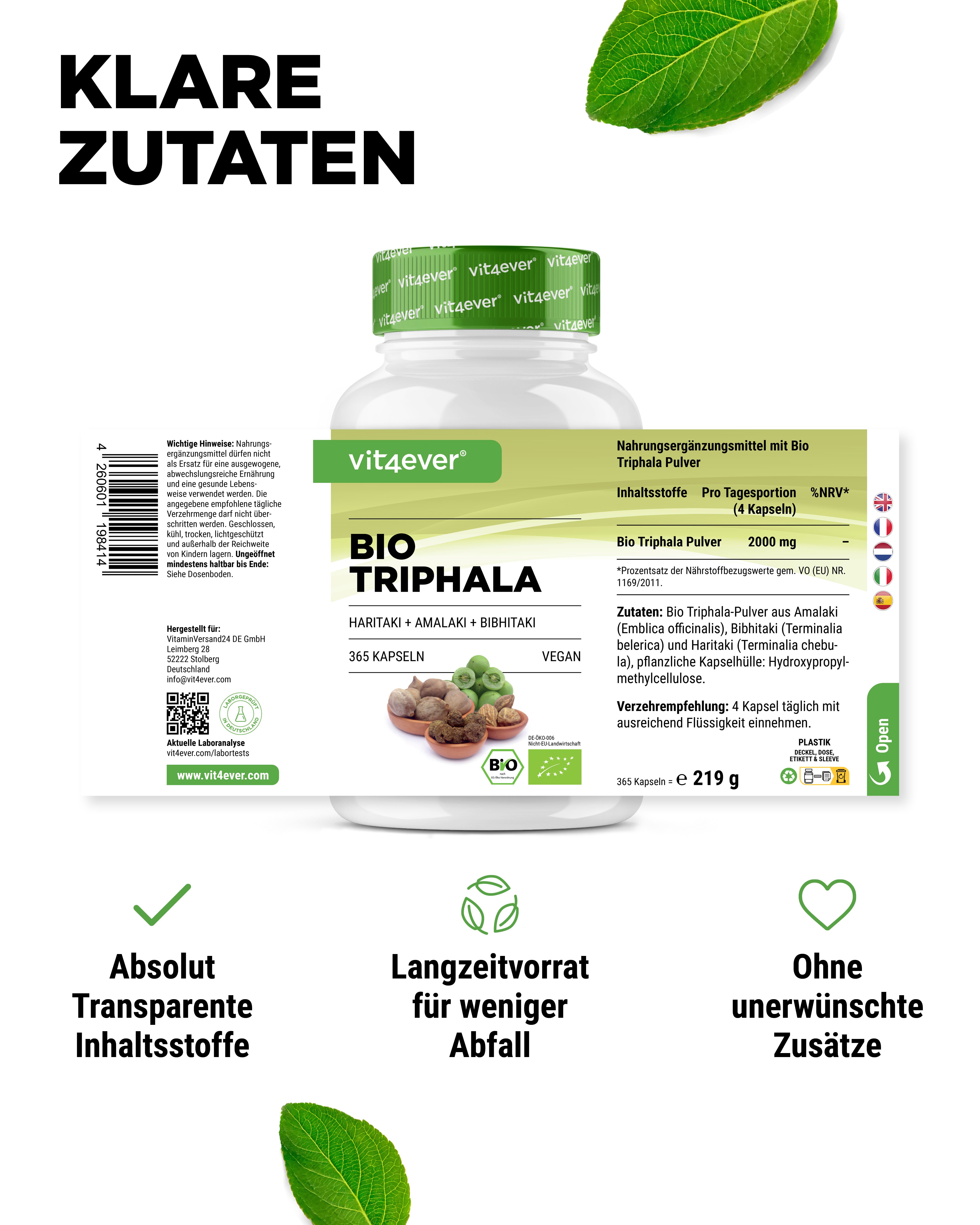 Bio Triphala - 500 mg