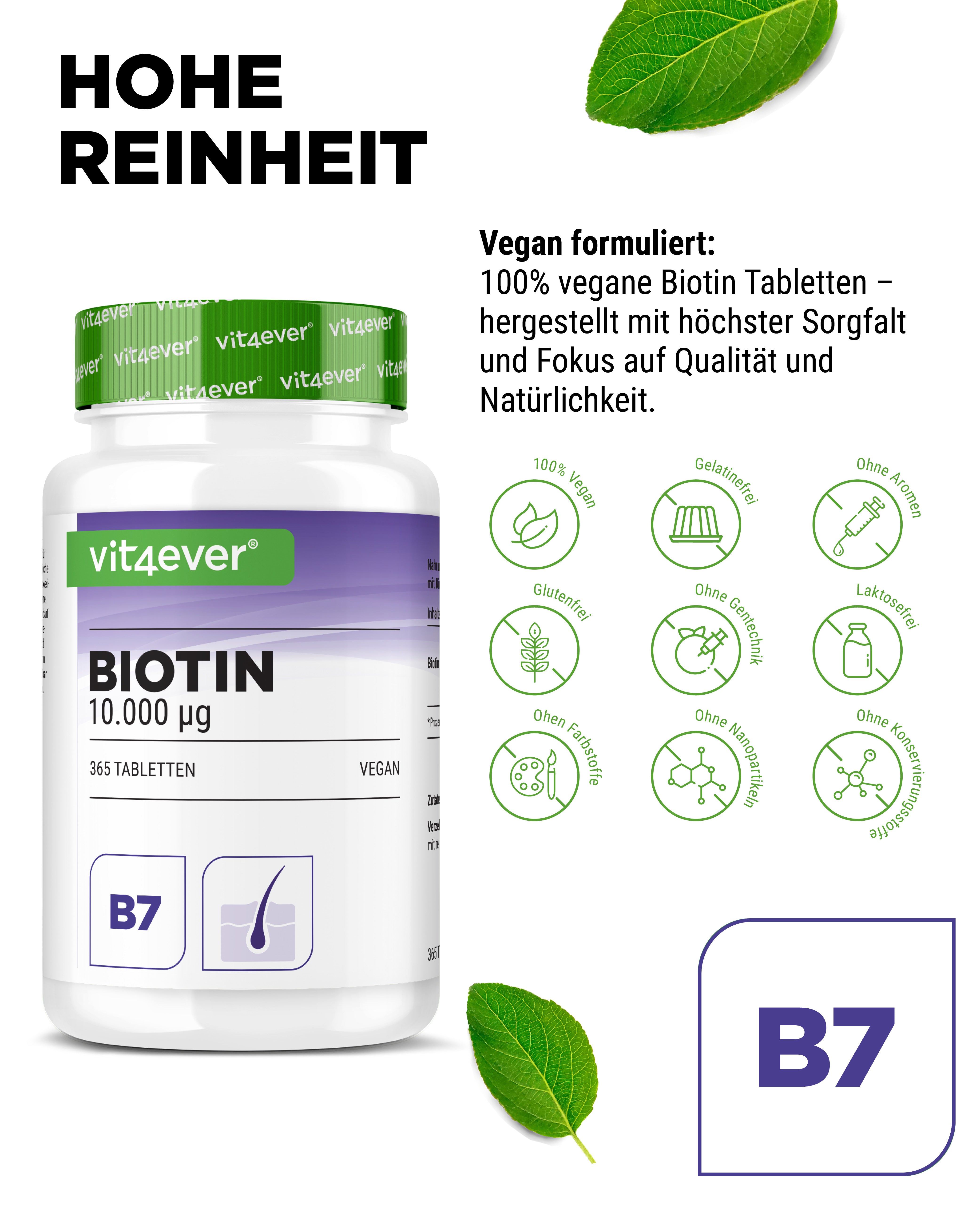 Biotina - 10.000 mcg