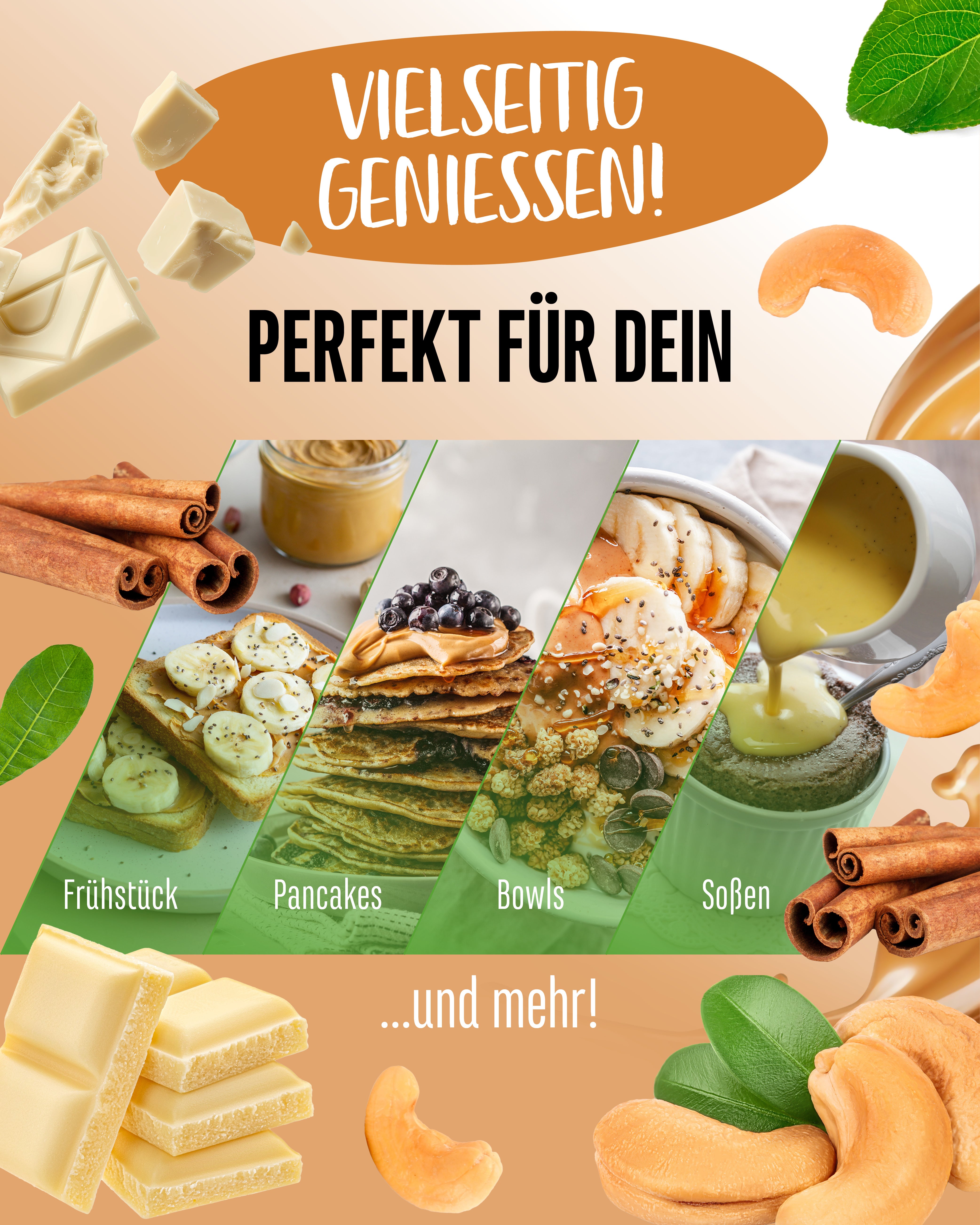 Cashew Butter - White Chocolate & Cinnamon, 1000 g