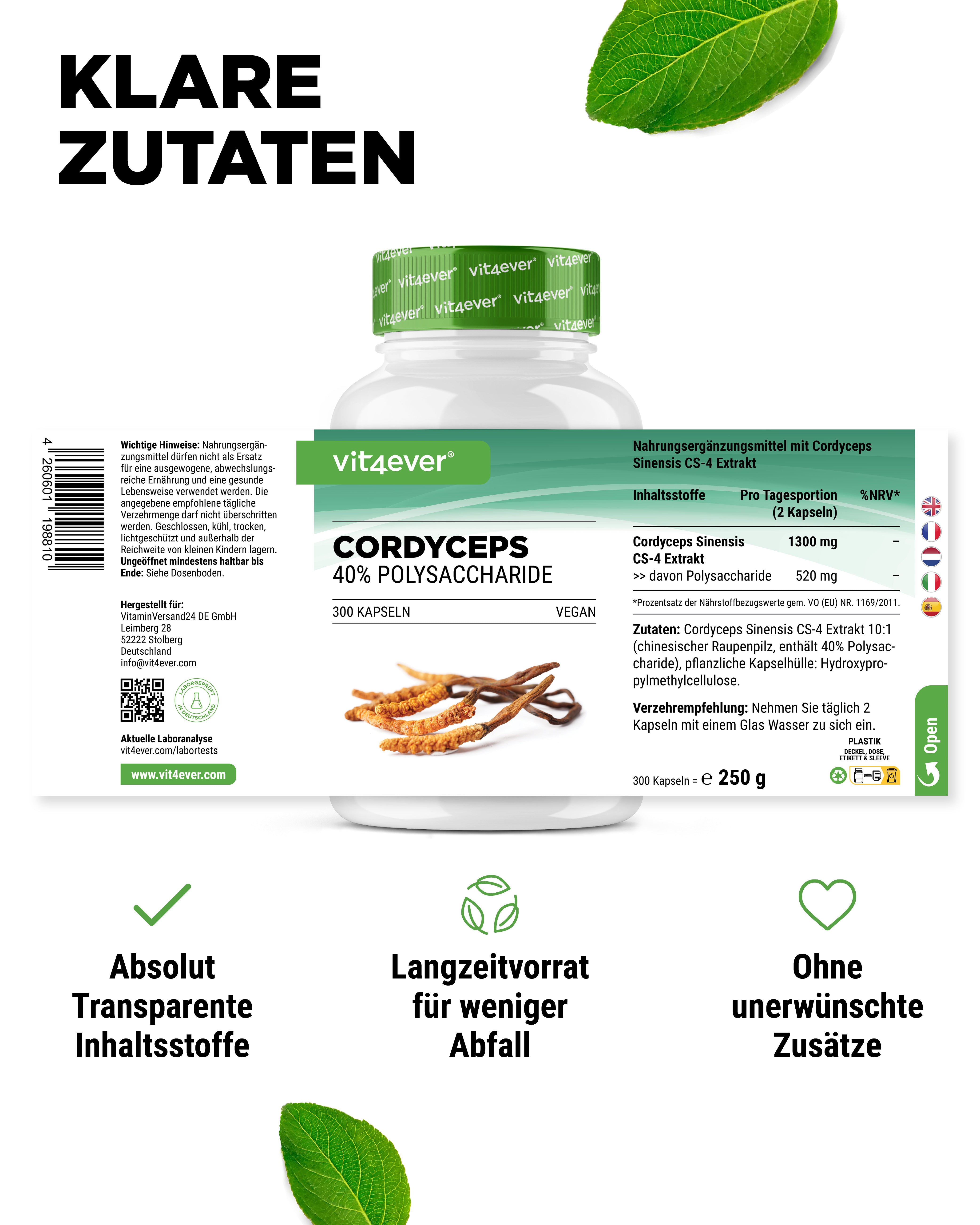 Cordyceps - CS-4 Extrakt