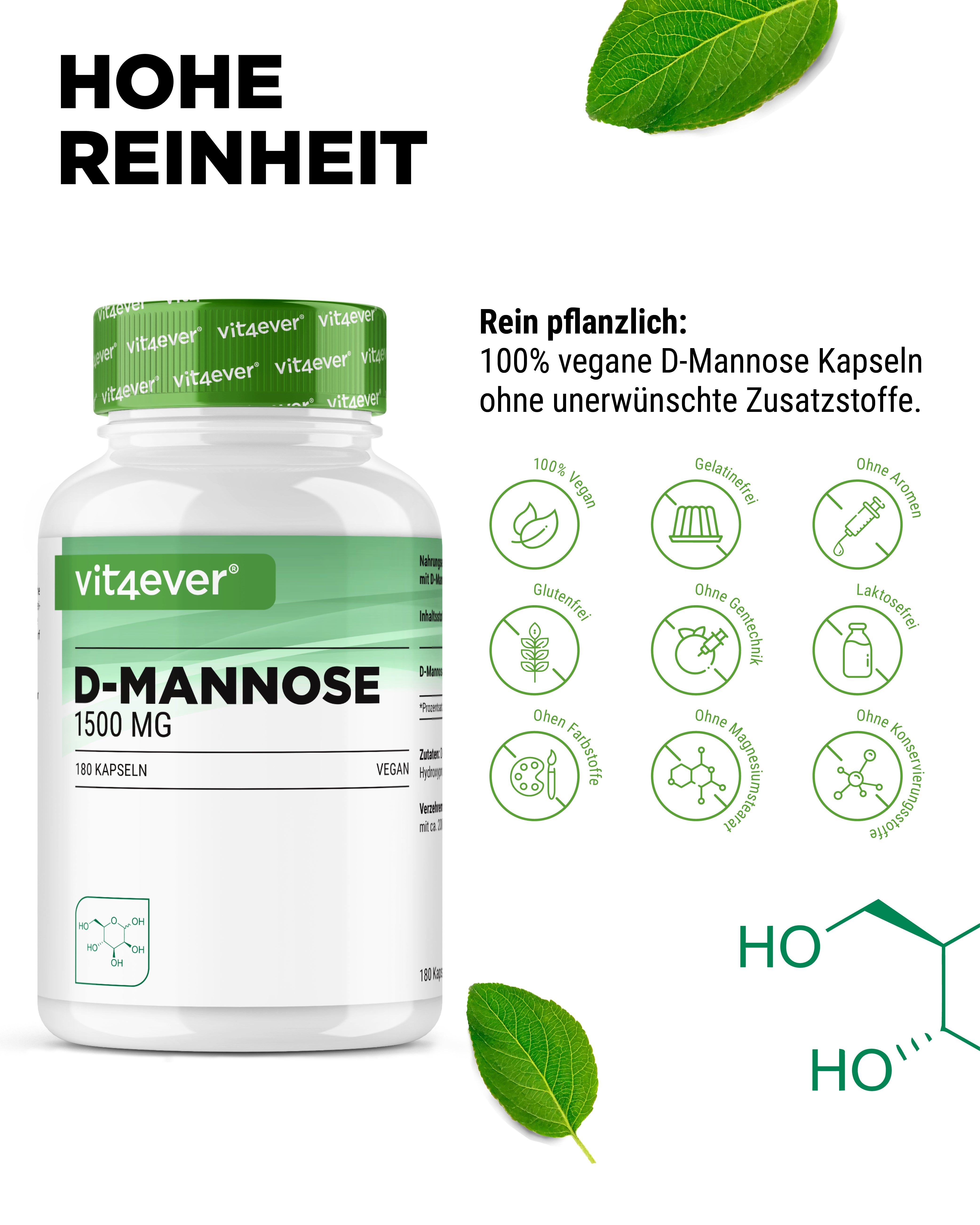 D-Mannose - 750 mg
