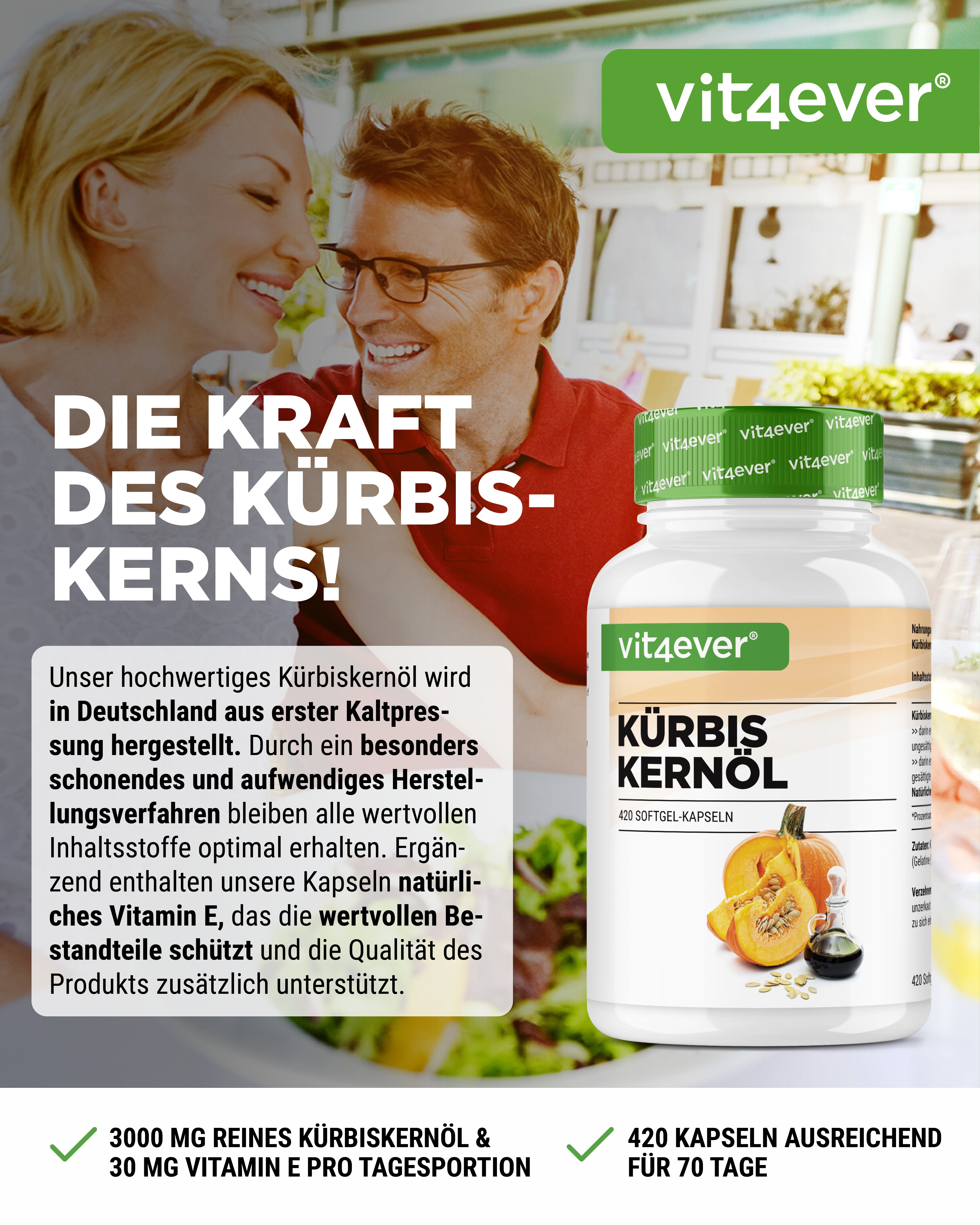 Kürbiskernöl Kapseln