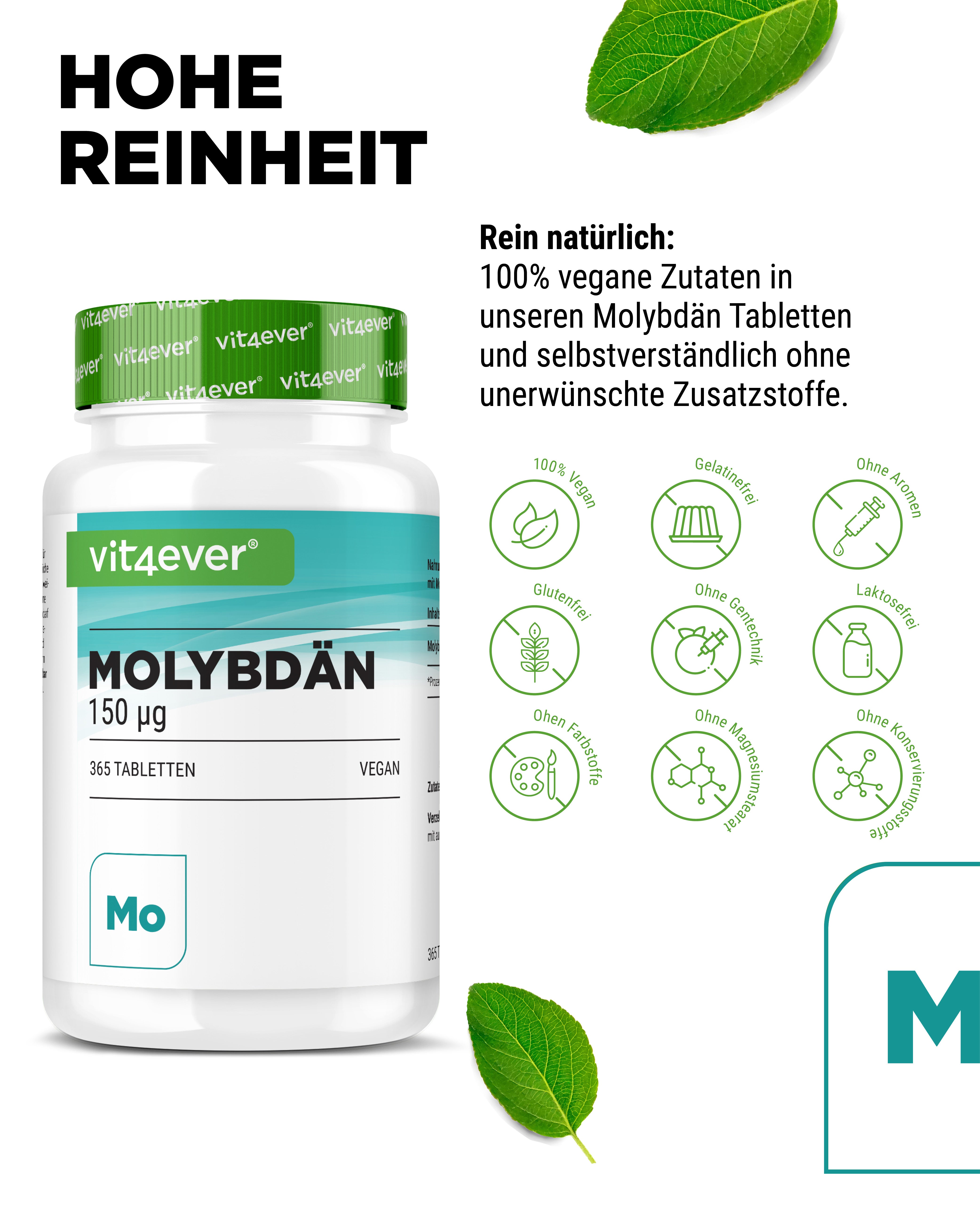 Molybdène - 150 µg - Molybdate de sodium