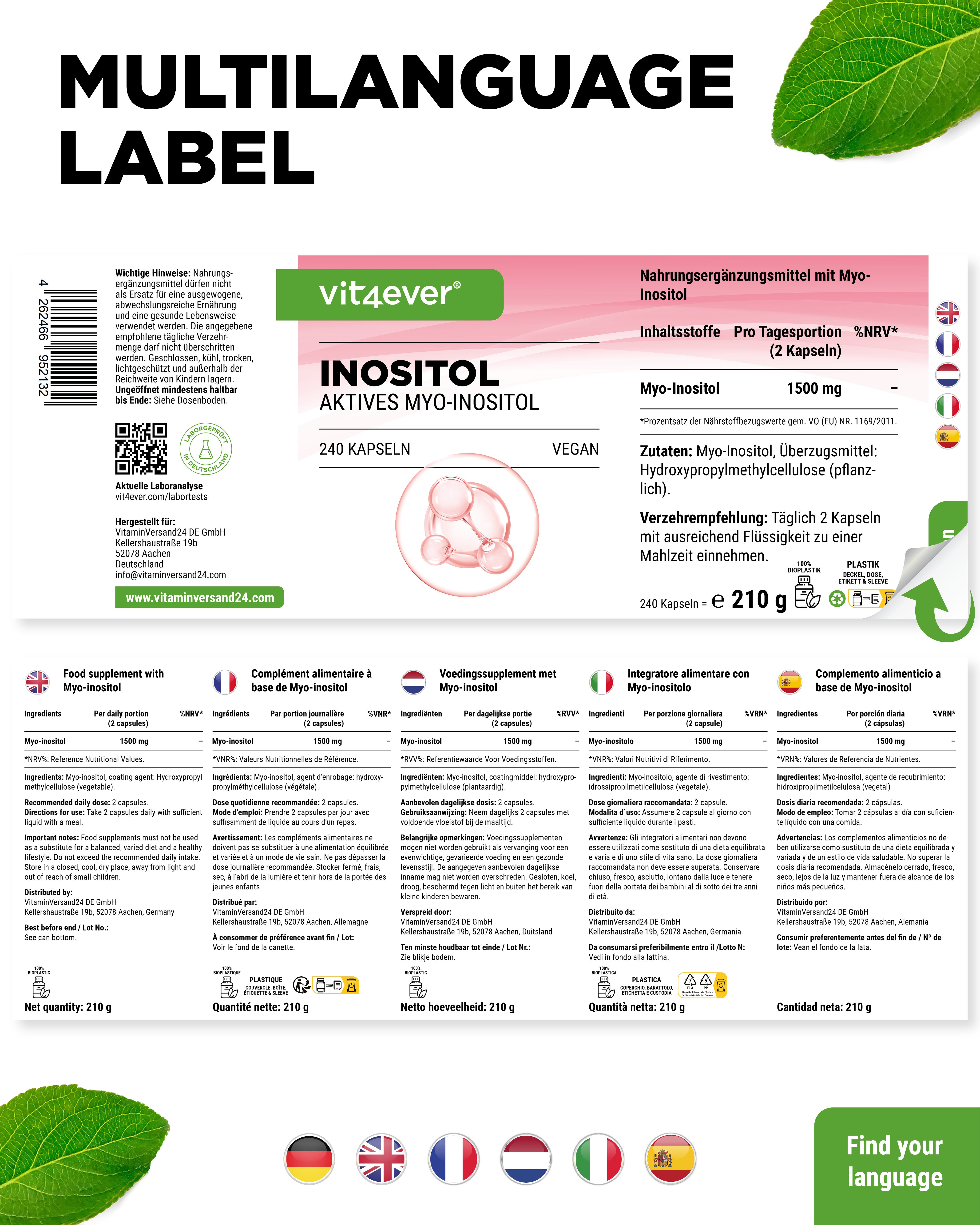 Myo-Inositol - 750 mg