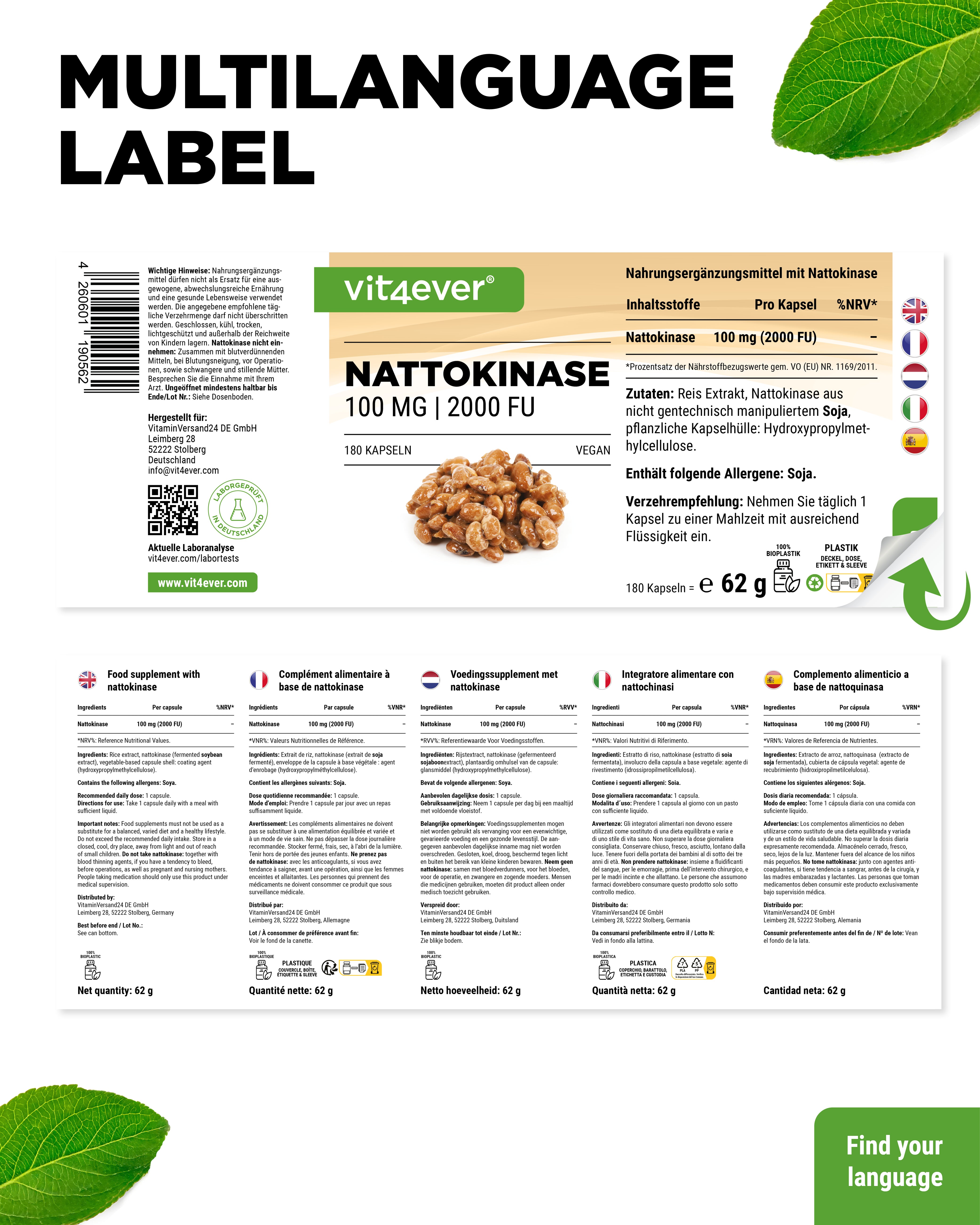 Nattokinase - 2000 FU