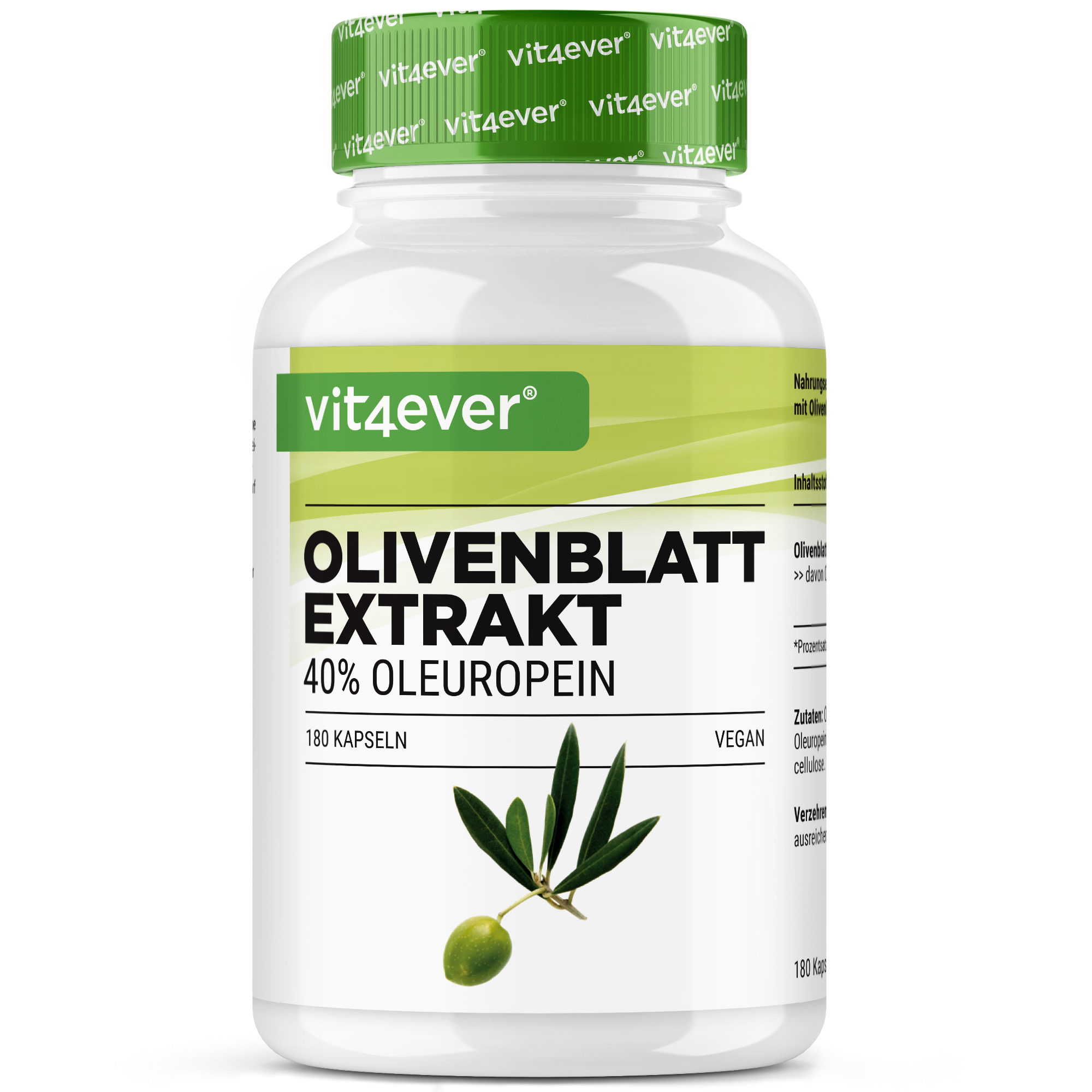 Olive Leaf Extract - 40% Oleuropein