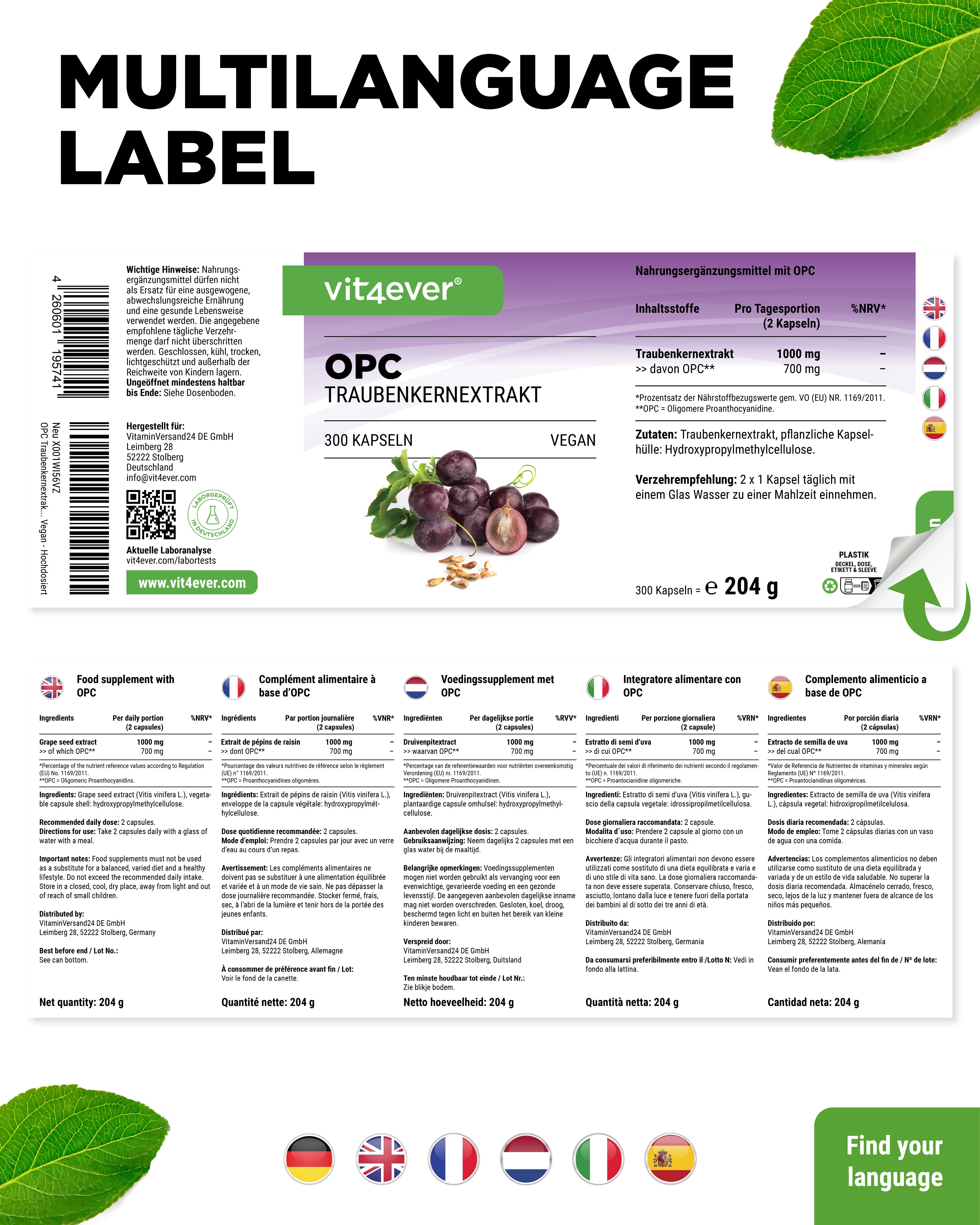 OPC Pure - 500 mg