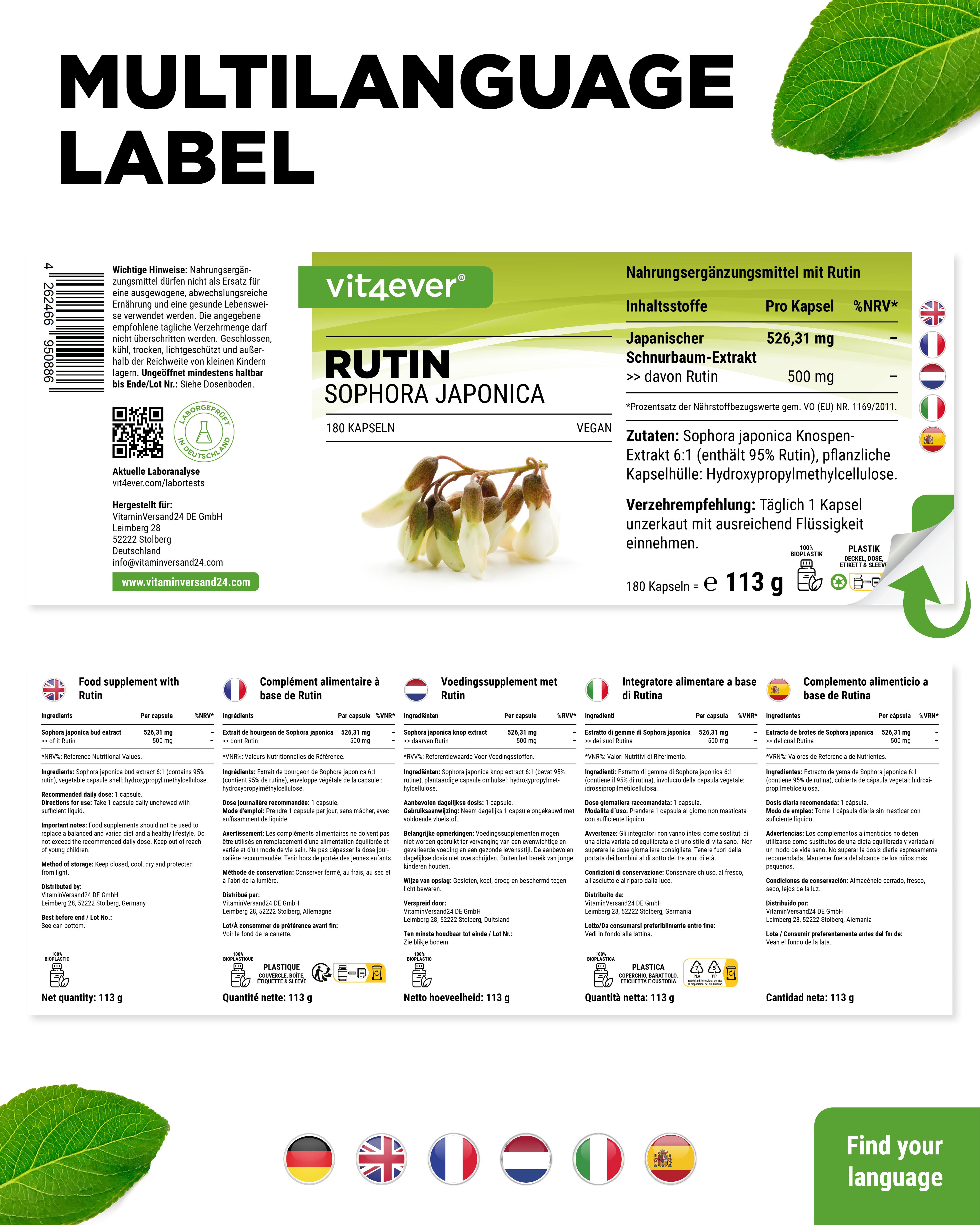 Rutin - 500 mg