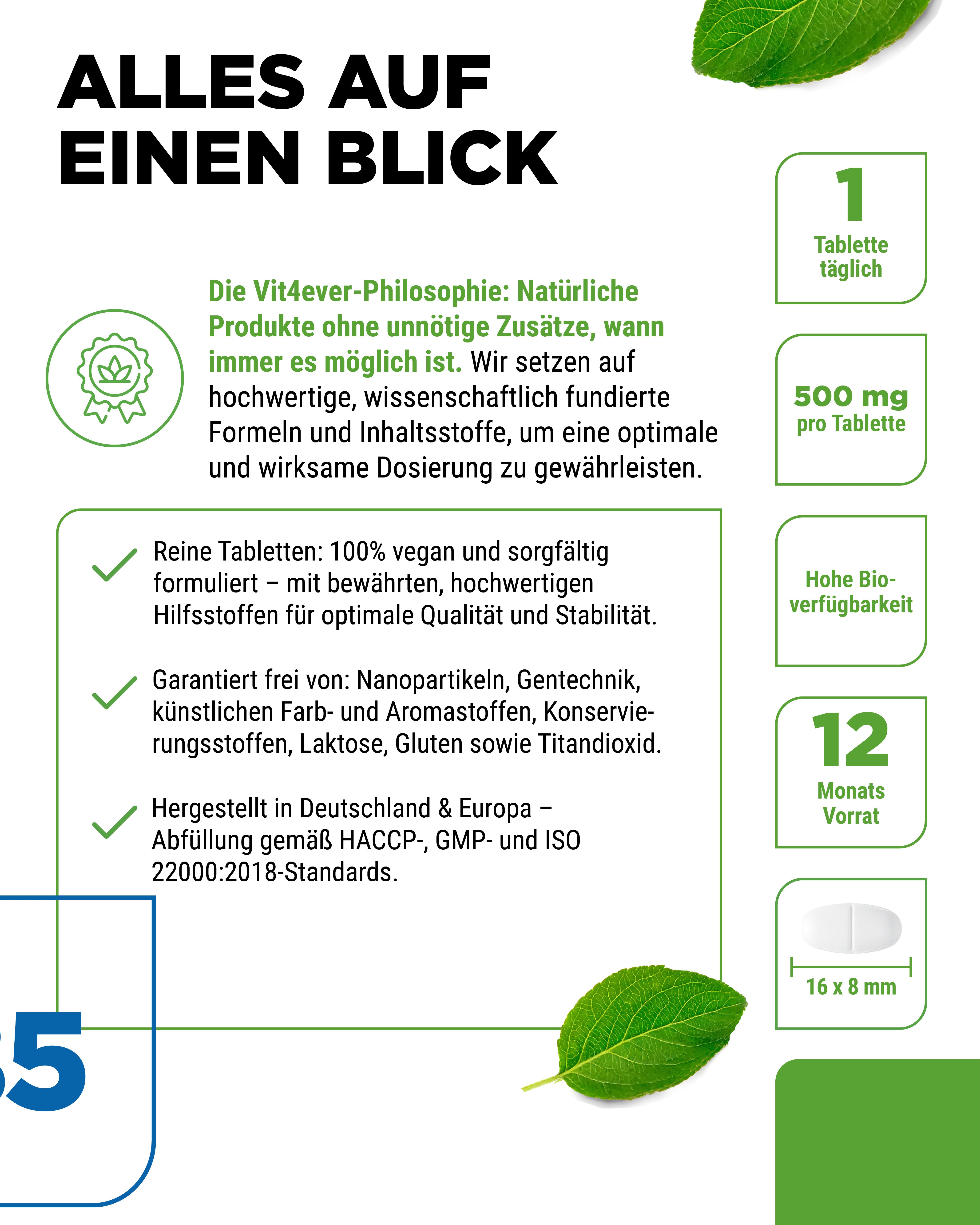 Vitamina B5 - 500 mg