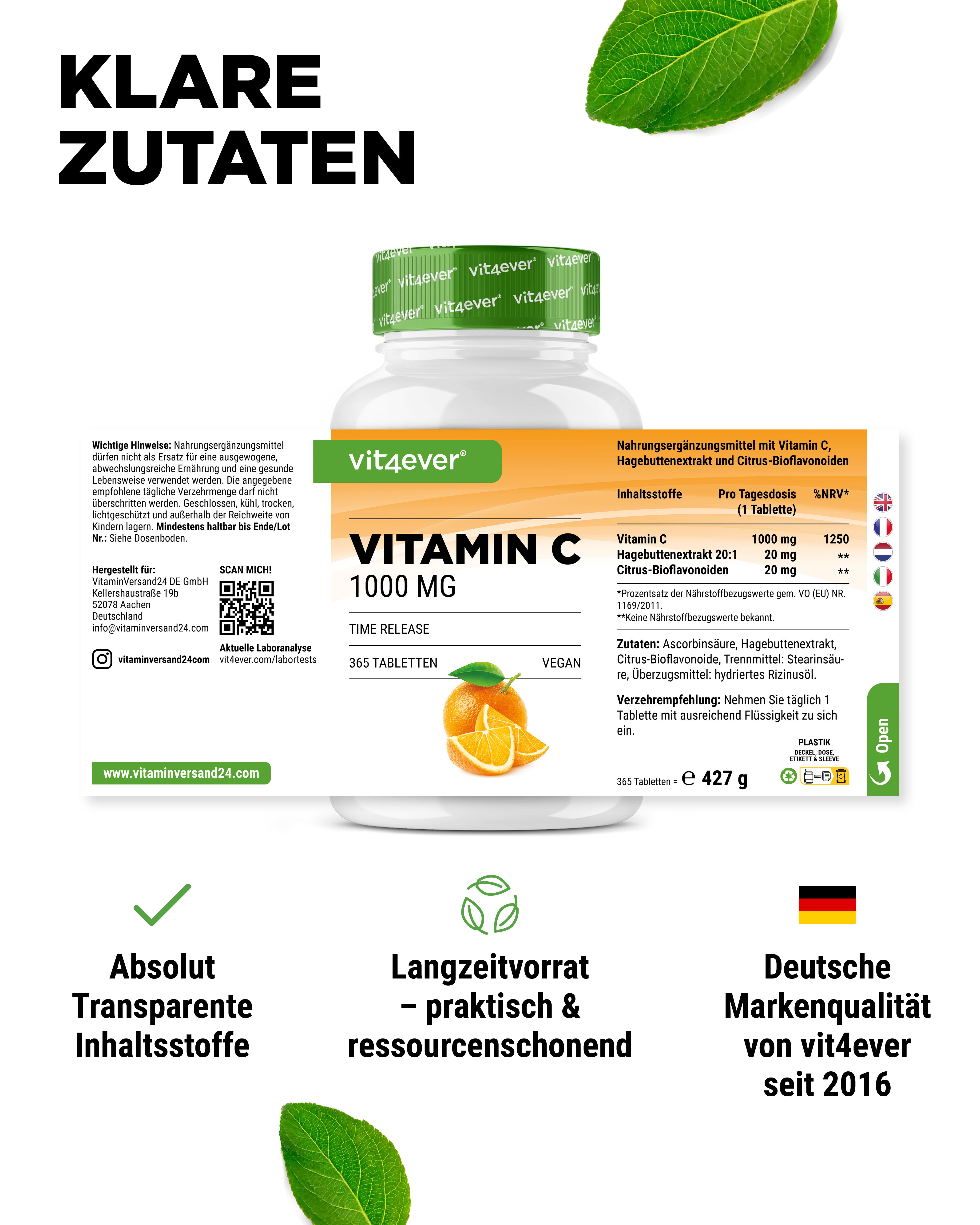 Vitamina C - 1000mg