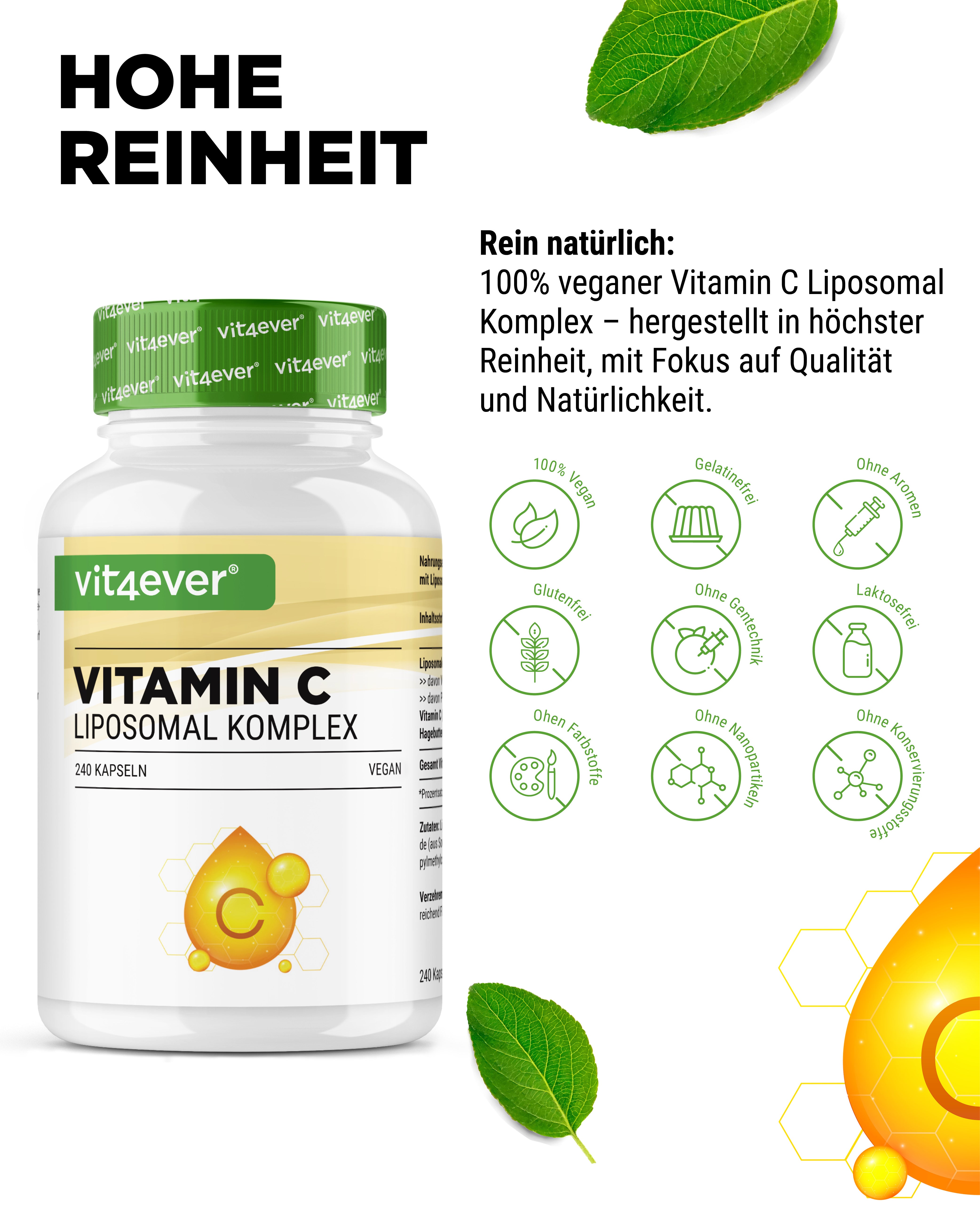 Liposomales Vitamin C - 240 Kapseln