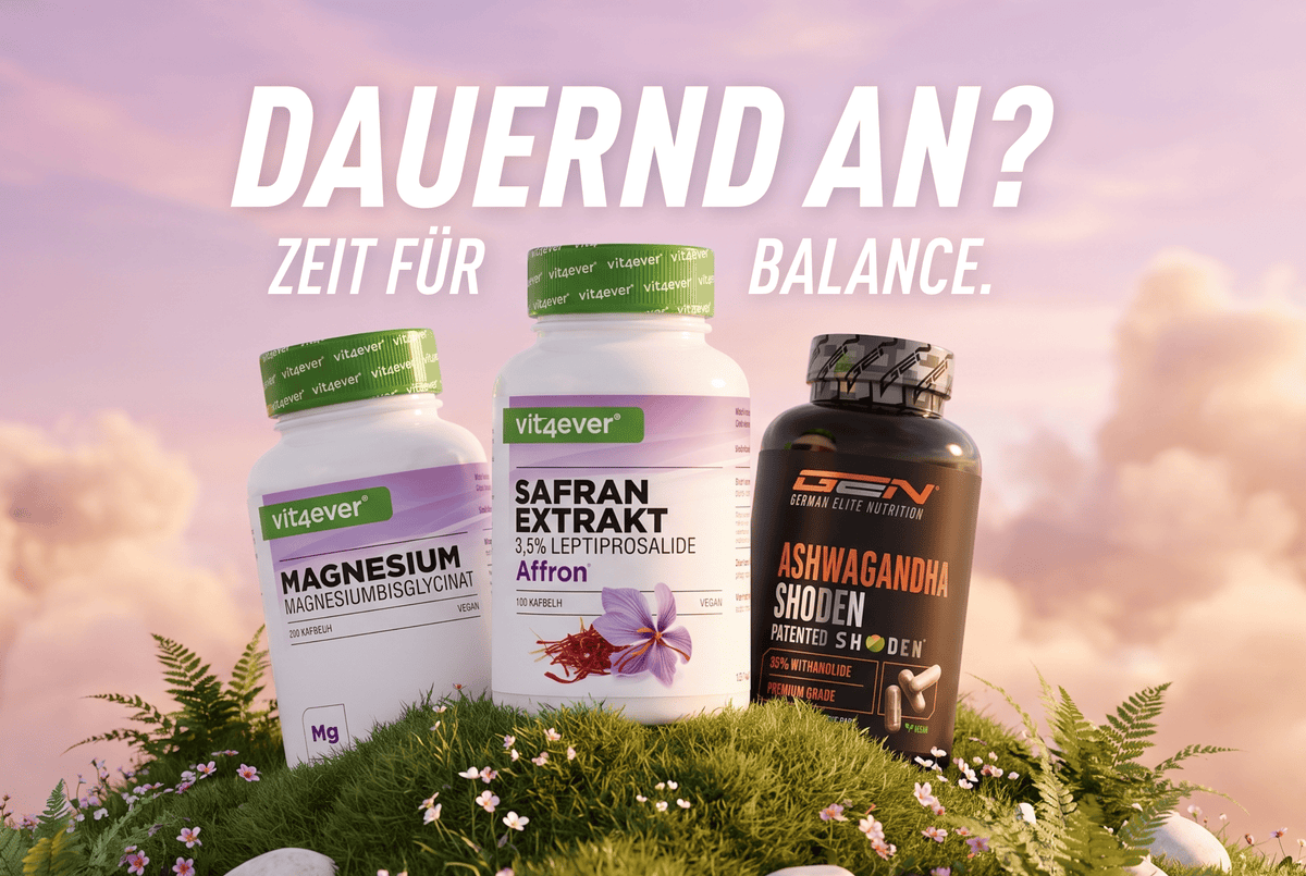 Stress & Balance: Magnesium, Ashwagandha & Safran