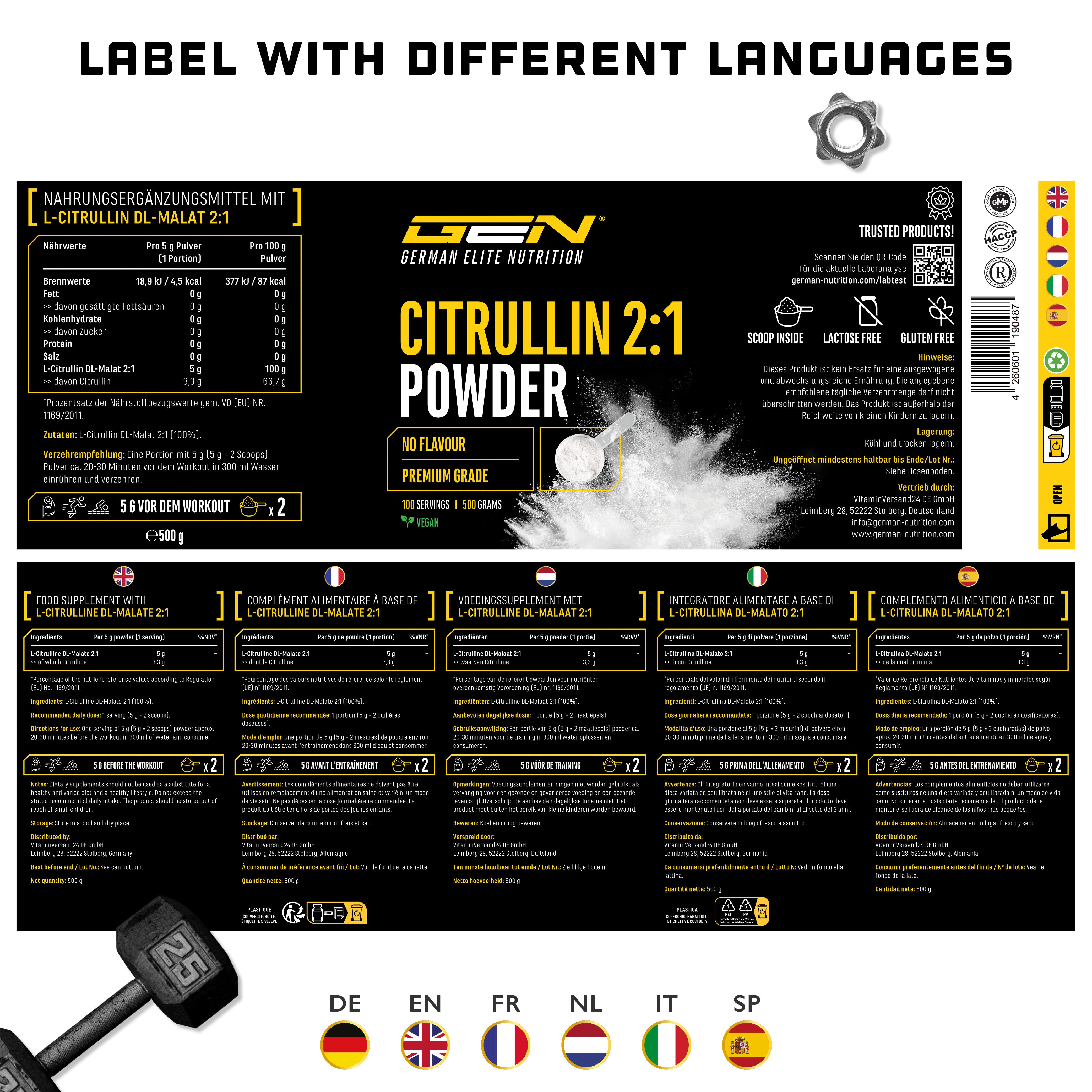 L-Citrullin Pulver