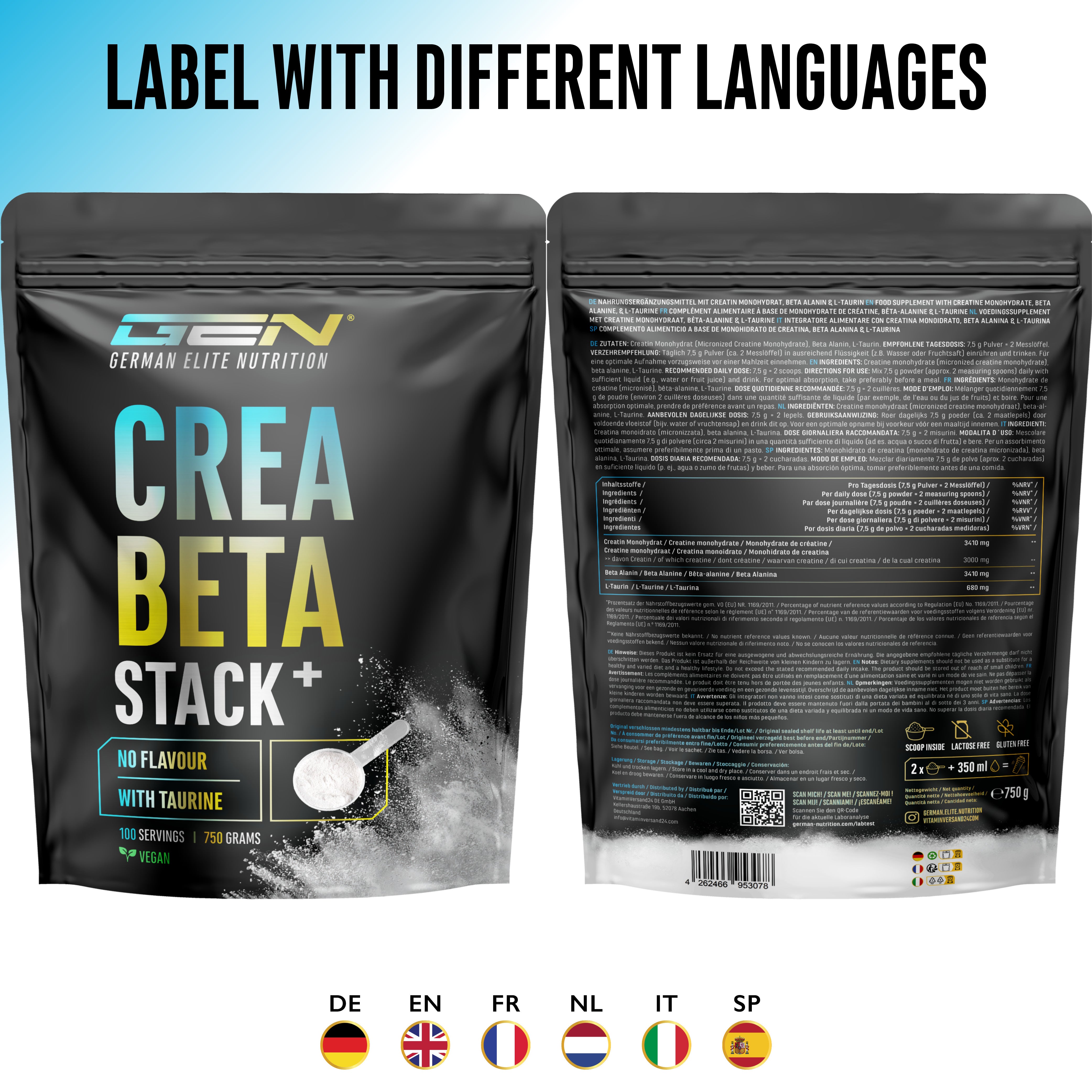 Creatin Beta Alanin Stack