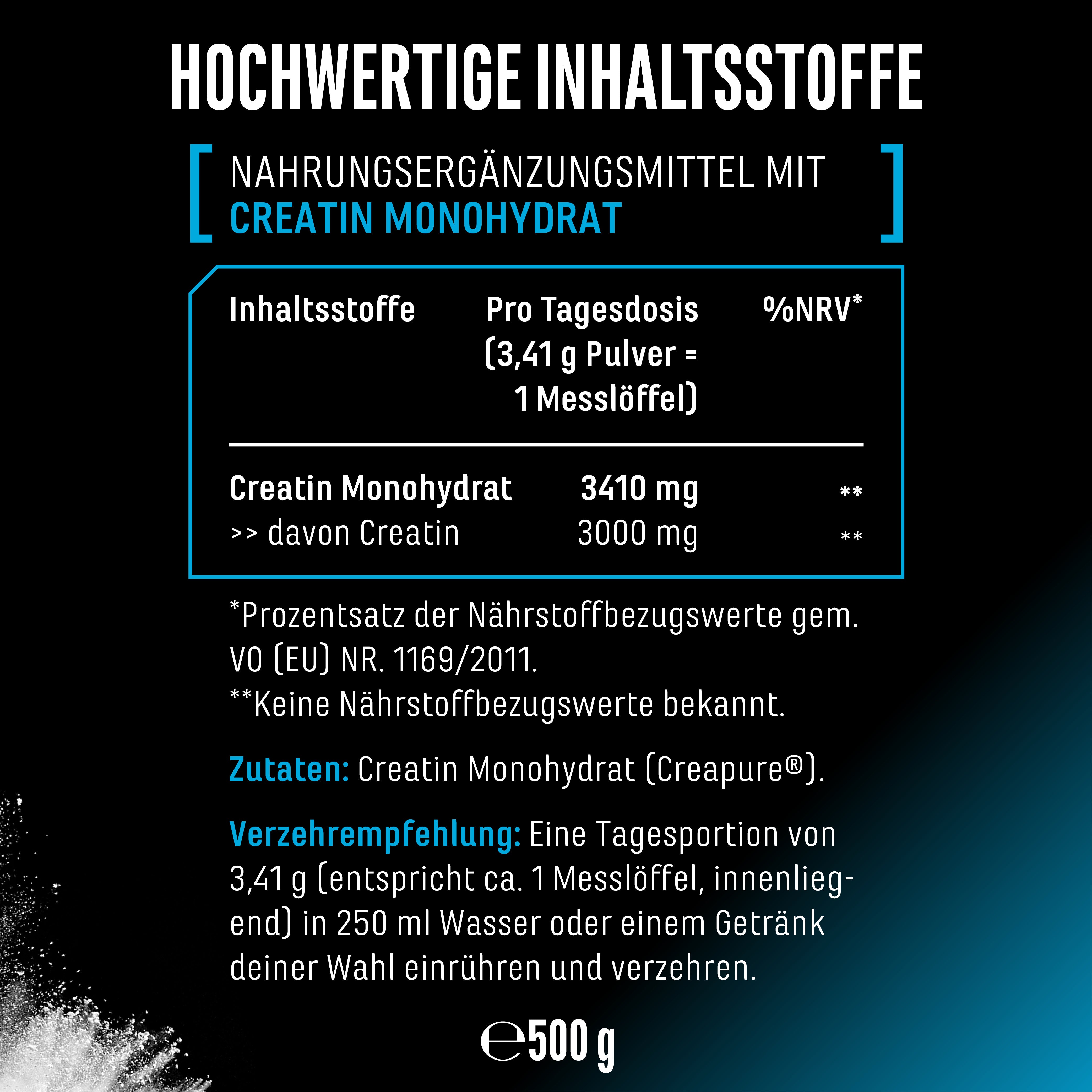 Creapure - Kreatyna Monohydrat