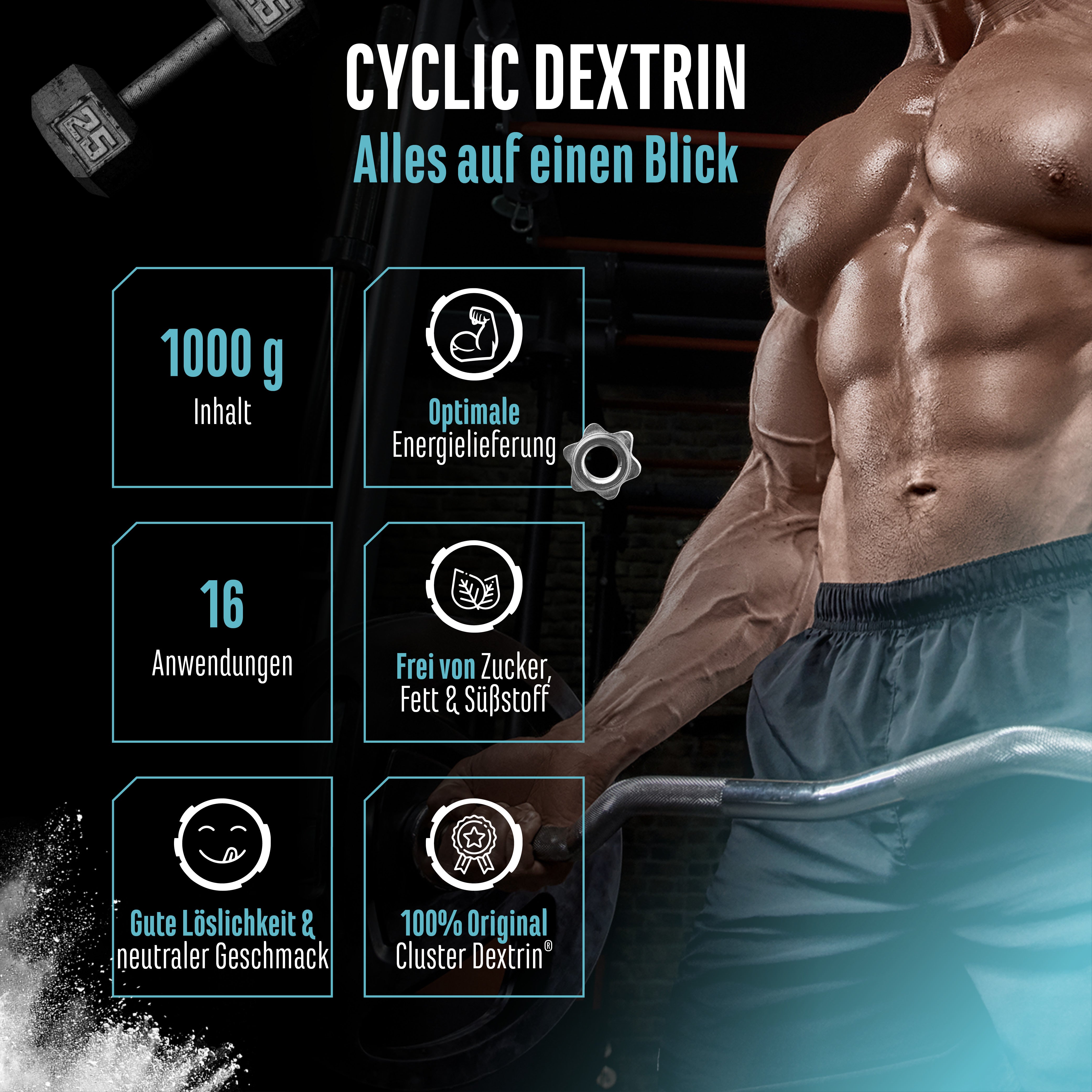 Cyclic - Cluster Dextrin - 1000g